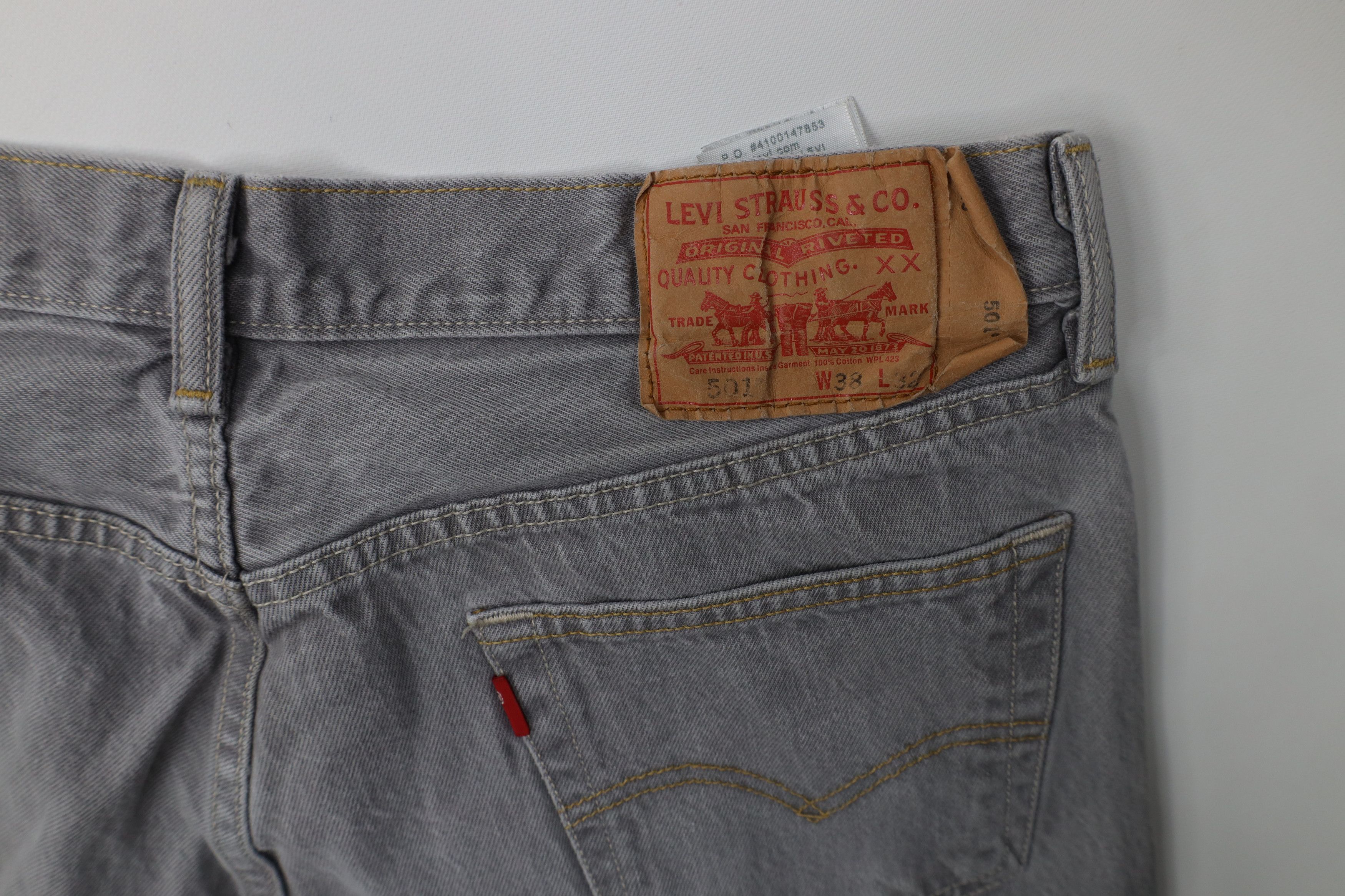 Levi's Vintage Y2K Levis 501xx Button Original Straight Leg Jeans Size US 38 / EU 54 - 13 Thumbnail