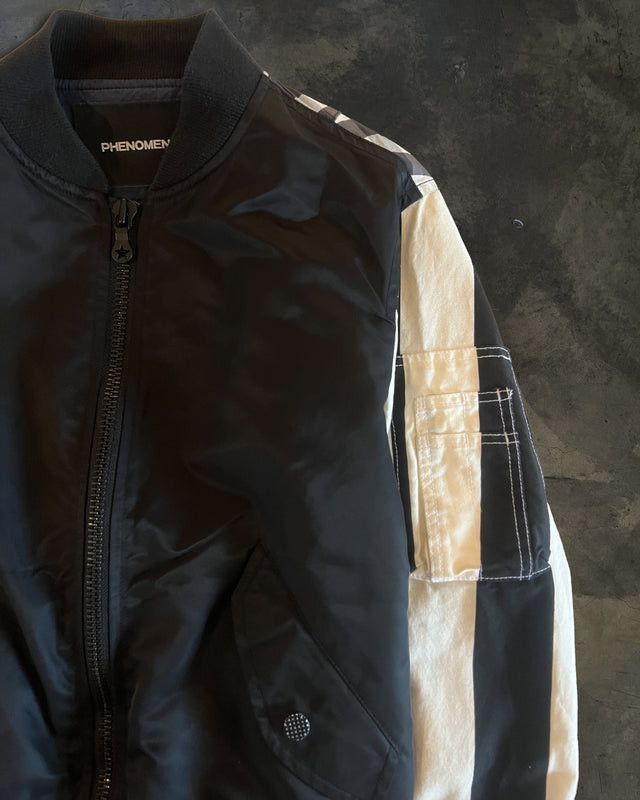 PHENOMENON PHENOMENOM SS2012 STRIPED MA-1 BOMBER JACKET Size US S / EU 44-46 / 1 - 3 Thumbnail