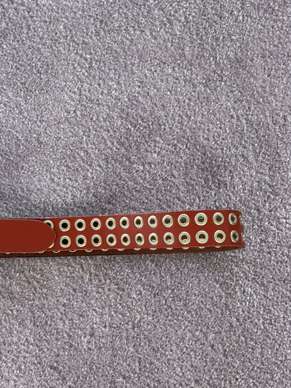 Japanese Brand Vintage Real Leather Grunge Vibe Y2K Japanese Studded Belt Size ONE SIZE - 3 Thumbnail
