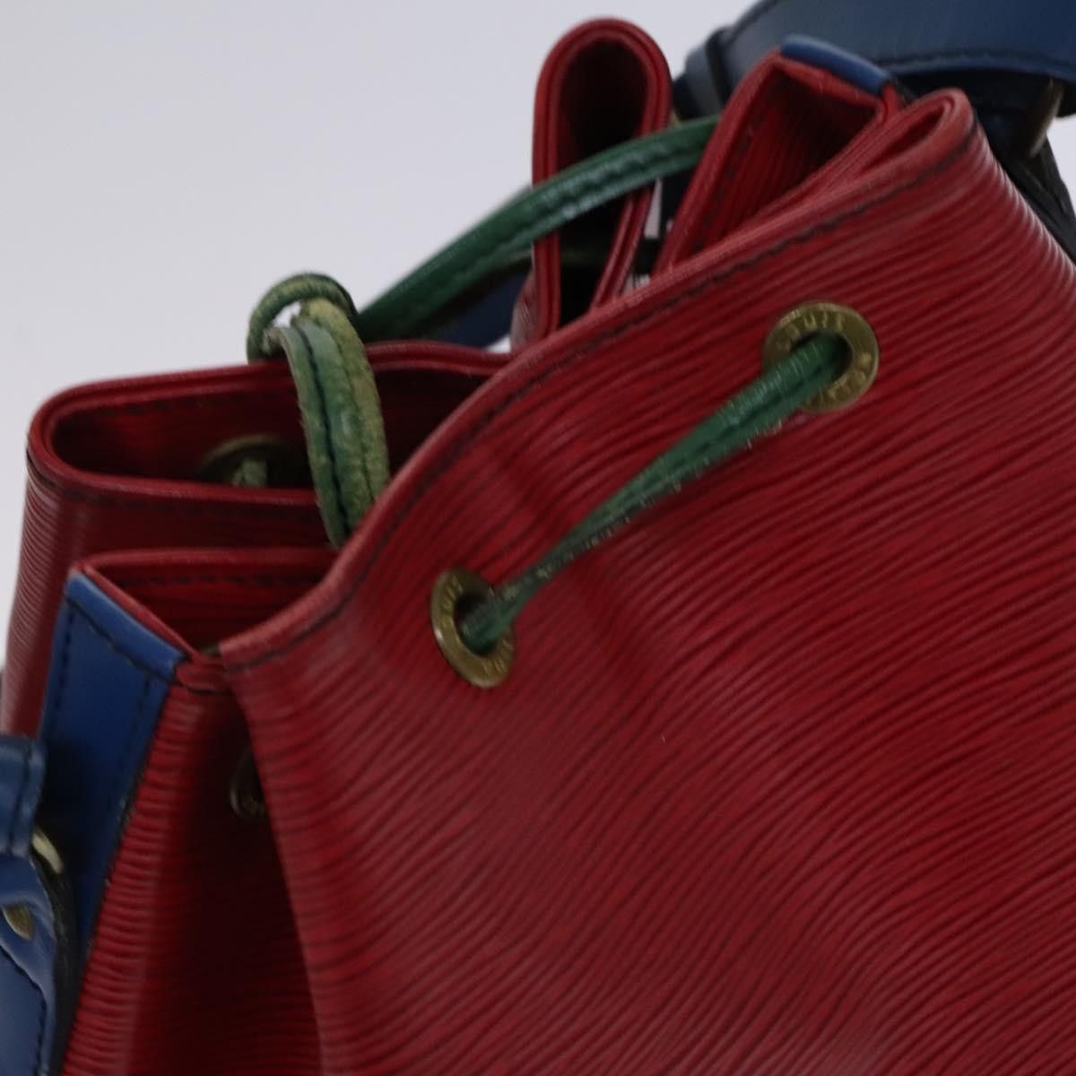 Louis Vuitton LOUIS VUITTON Epi Toriko Color Noe Bag Red Blue Green M44084 Size ONE SIZE - 6 Thumbnail