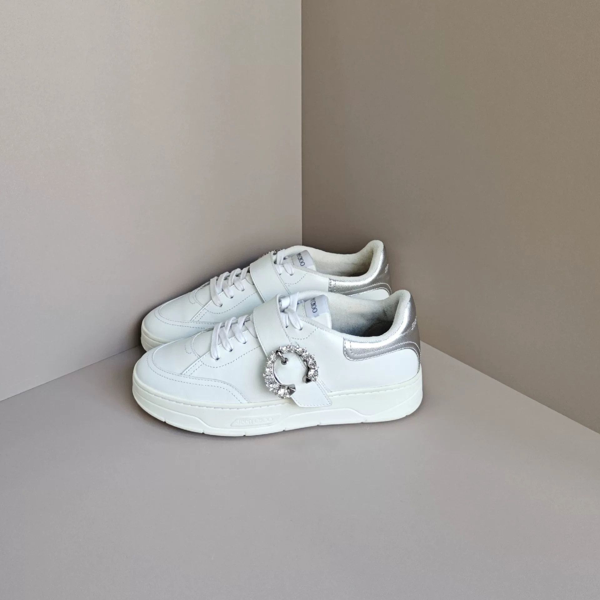 Jimmy Choo Jimmy Choo Clear Lowtop Sneakers us_7 Women Size US 7 / IT 37 - 1 Thumbnail