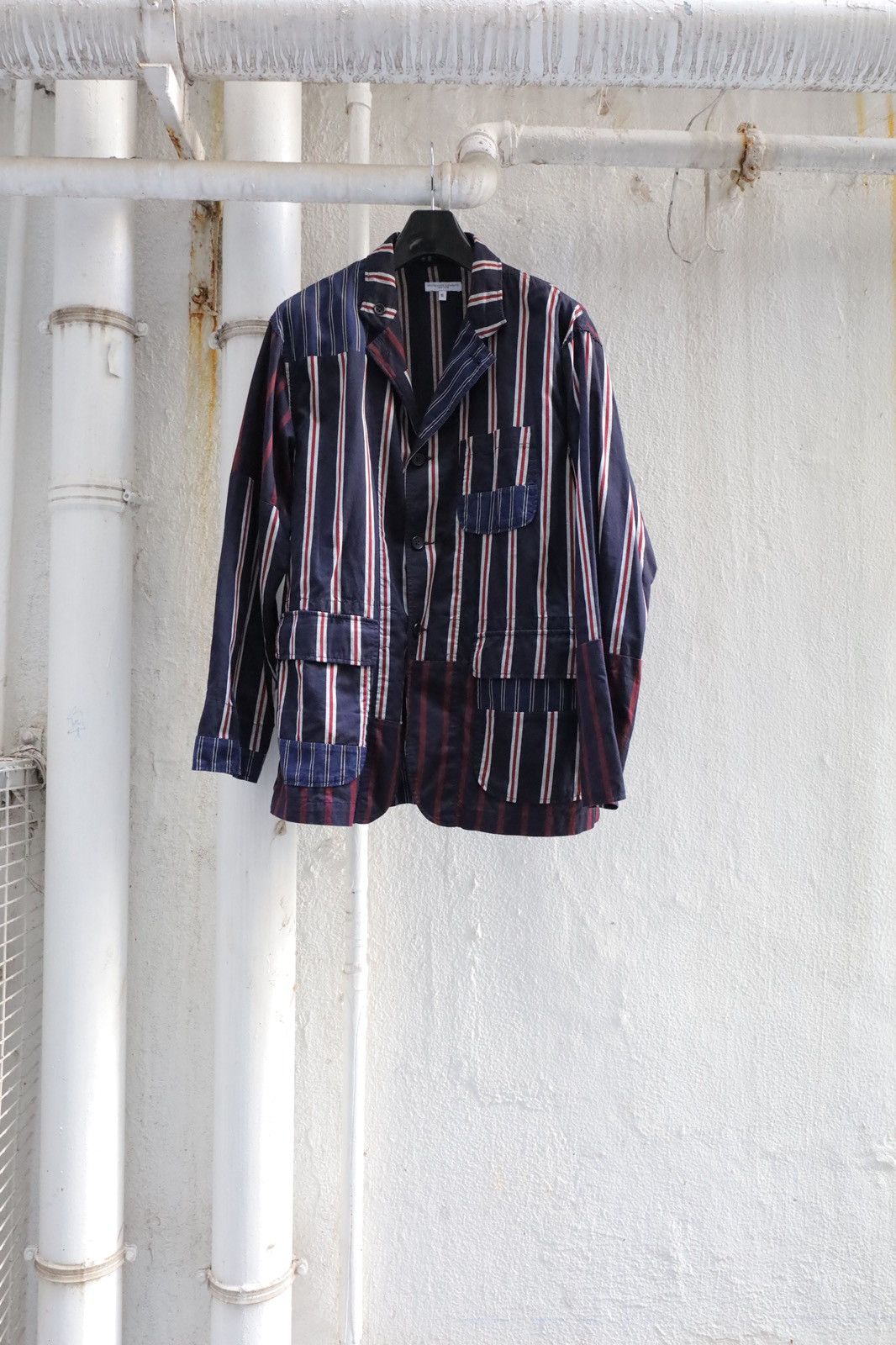 Engineered Garments loiter jacket regimental St.