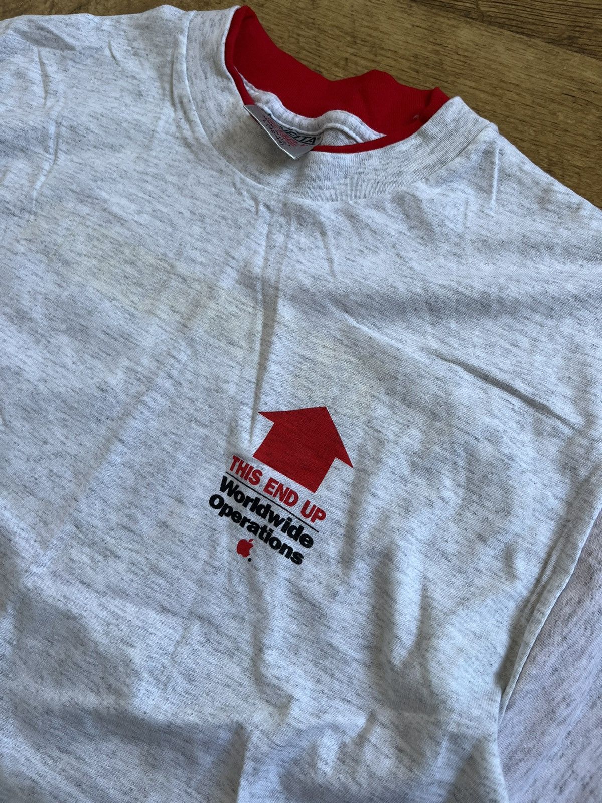 Apple × Vintage Vintage Apple Machintos Operations T-shirt Oneita Tag Size US L / EU 52-54 / 3 - 4 Thumbnail