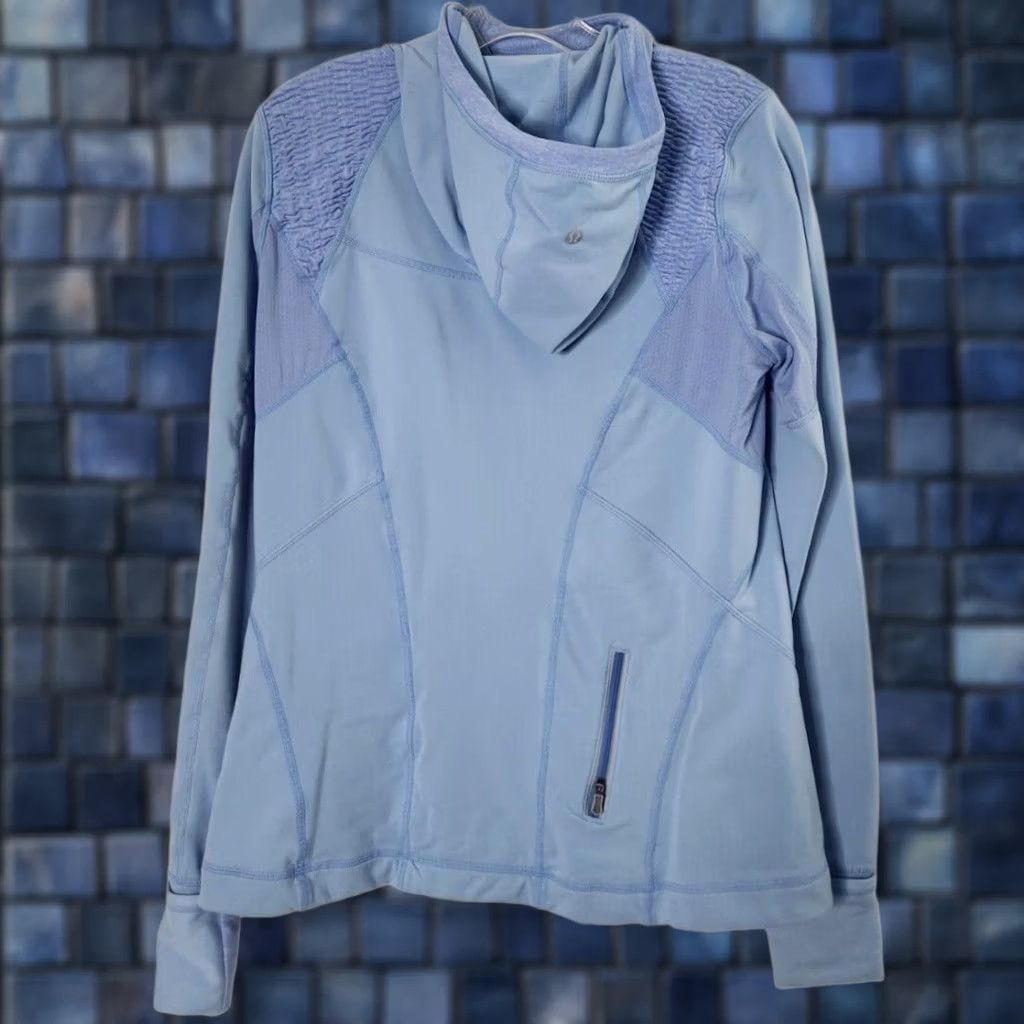 Lululemon Lululemon Womens Alpine Hoodie 1/4 Zip Blue Size 8 Pullover with Pockets, Long Sleeve, Activewear Jacket, Womens Size M / US 6-8 / IT 42-44 - 1 Thumbnail