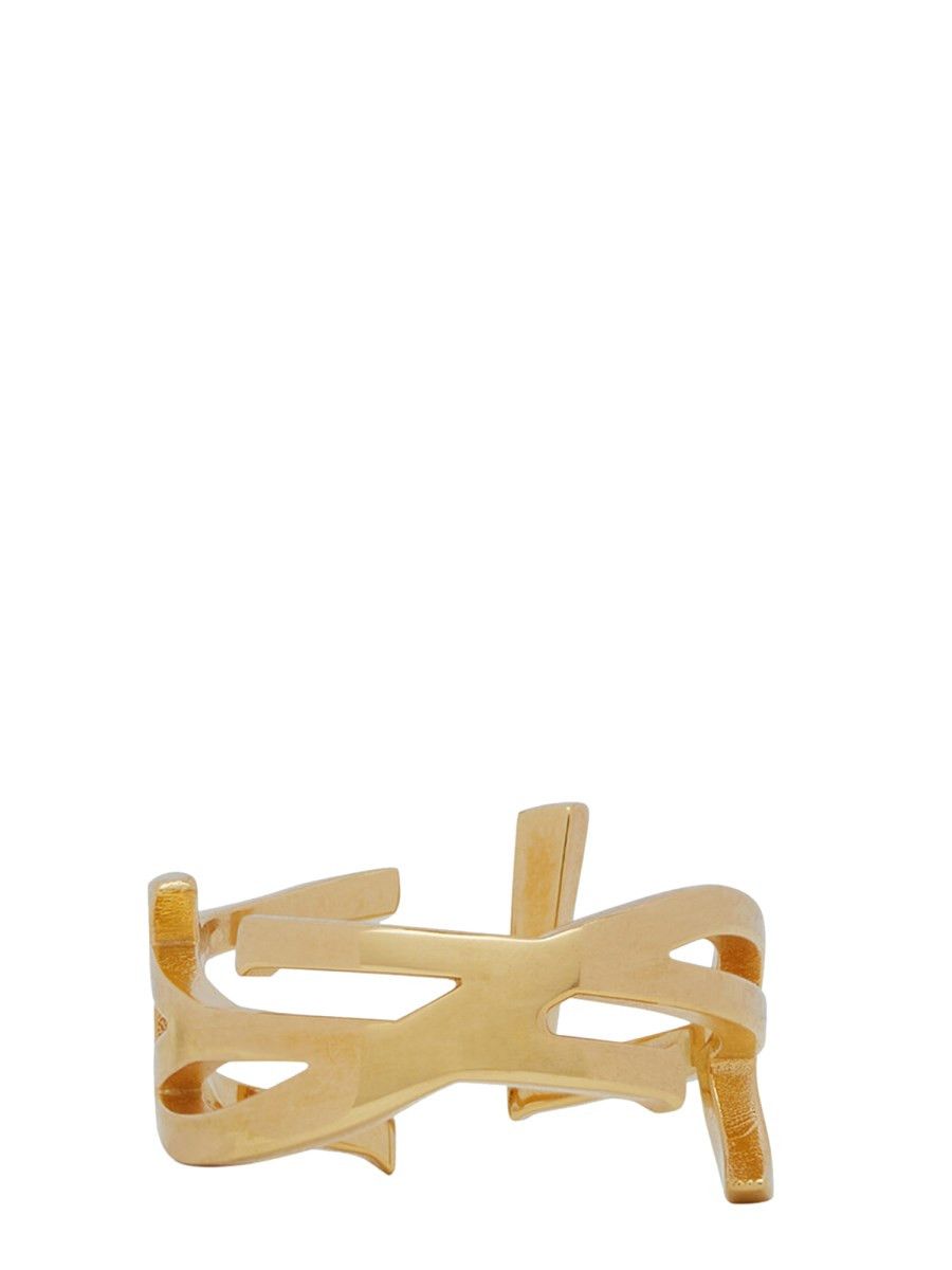 Saint Laurent Paris o1b1hav110125 Size: 5 / Opyuy Twist Ring in Metal in Gold Size ONE SIZE - 1 Thumbnail