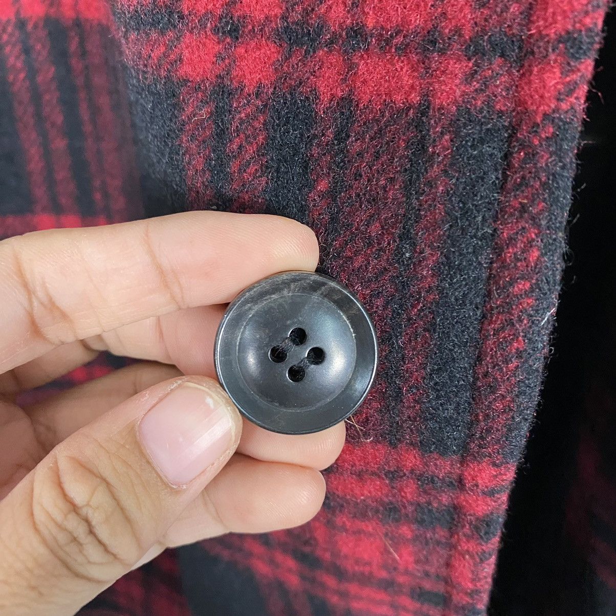 Japanese Brand × PPFM PPFM Checked Long Coat Jacket Size US M / EU 48-50 / 2 - 15 Thumbnail