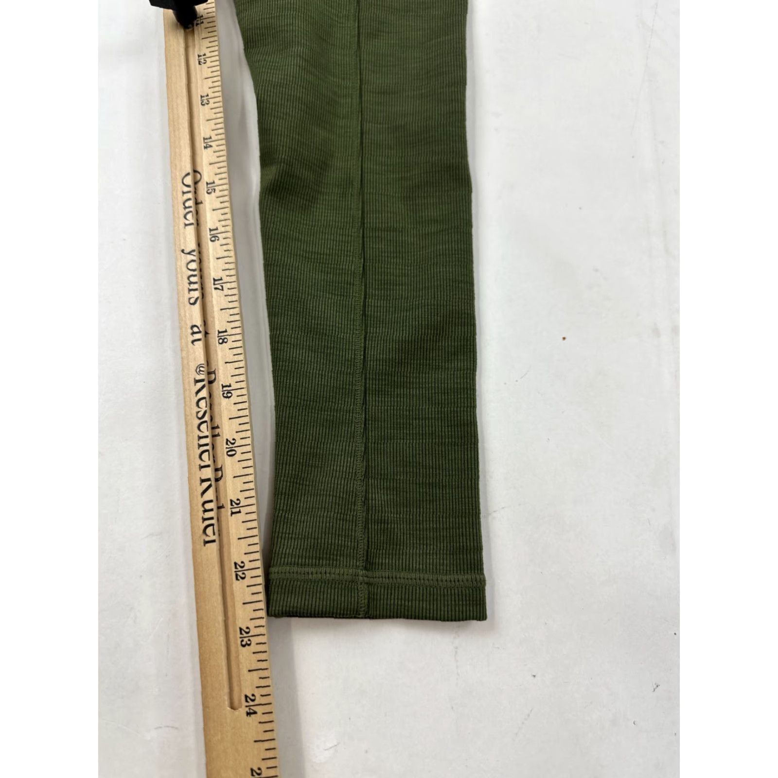 Prana VINTAGE Prana Leggings Womens XS Green High Waisted Stretch Activewear Skinny Leg Size 26" / US 2 / IT 38 - 6 Thumbnail