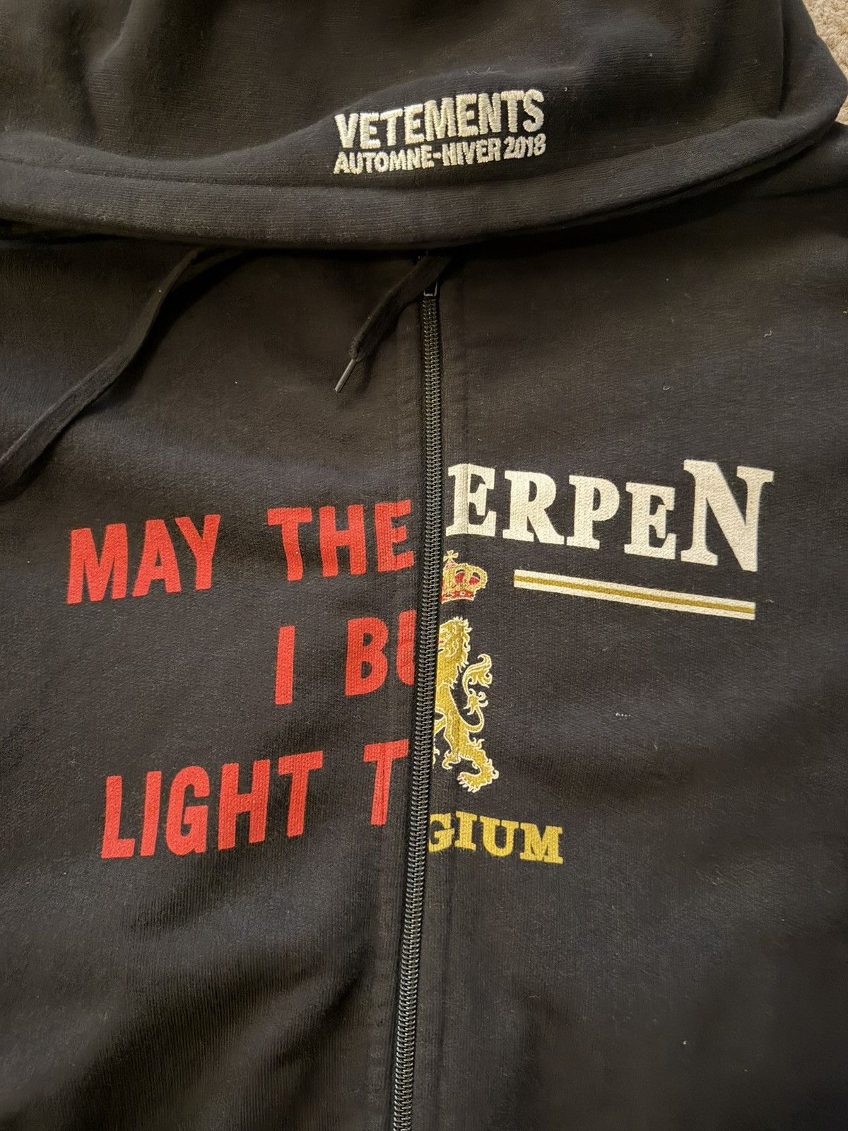 Vetements Vetement split logo hoodie Size US M / EU 48-50 / 2 - 2 Thumbnail