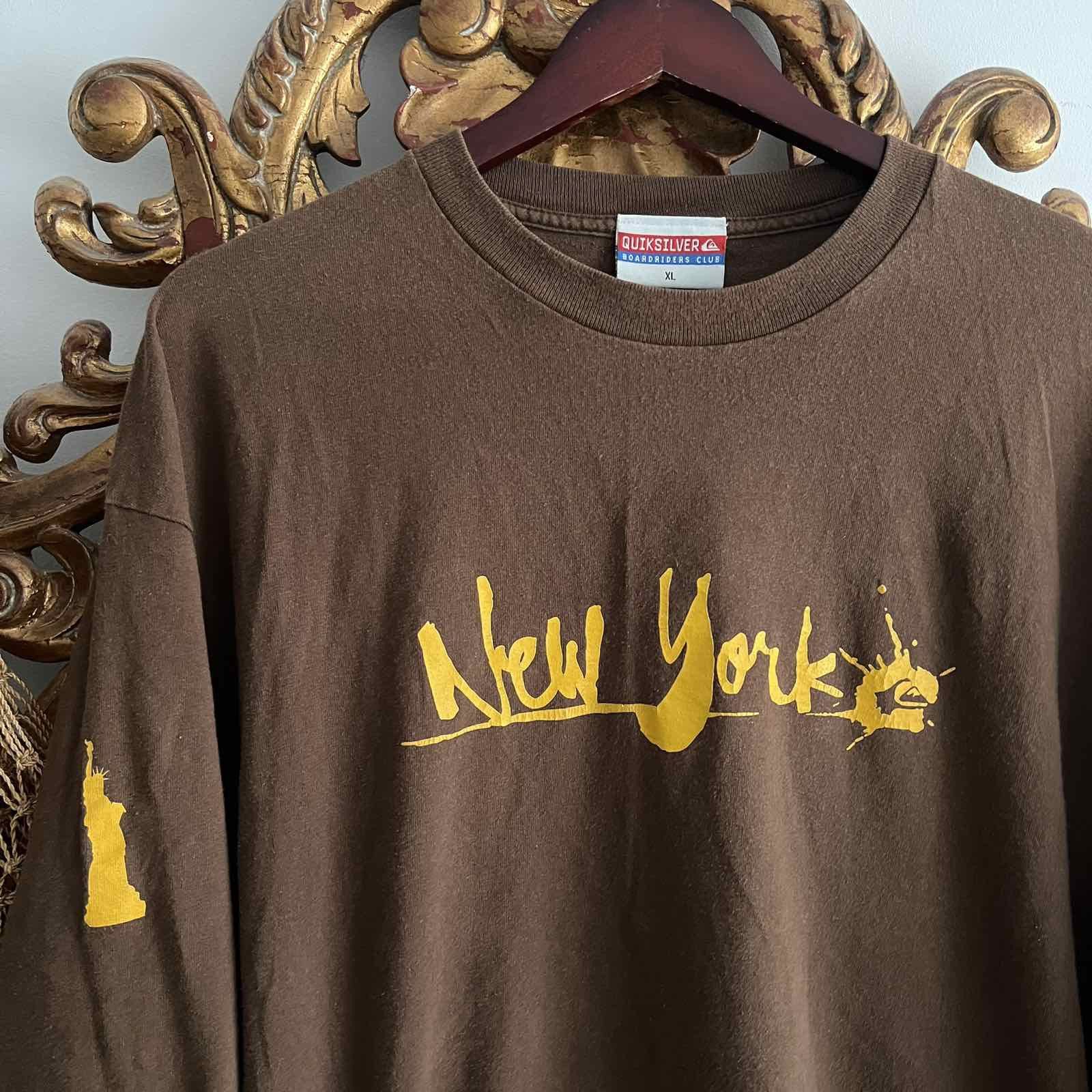 Quiksilver Vintage Quiksilver T-Shirt New York Logo Sz XL Size US XL / EU 56 / 4 - 4 Thumbnail