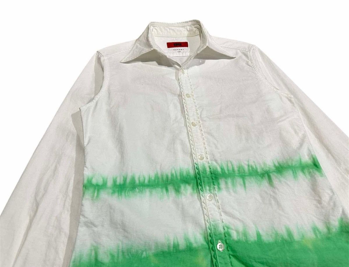 If Six Was Nine × Japanese Brand × Seditionaries 🔥Sick Y2K Edge Rupert Shirt Striped Dye Size US M / EU 48-50 / 2 - 2 Thumbnail
