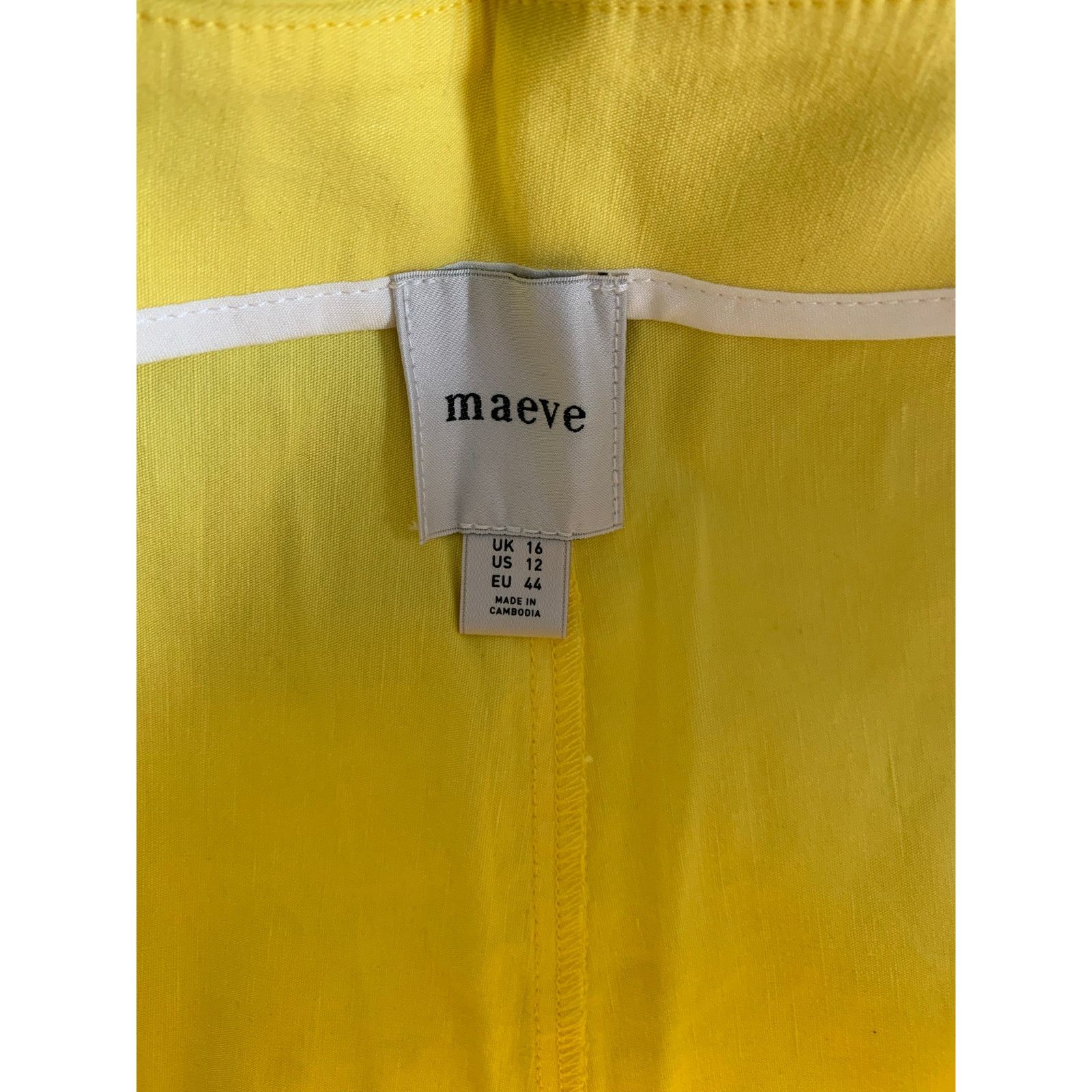 Anthropologie NWT Anthropologie Maeve Surf City Linen Embellished Shorts Size 34" / US 12 / IT 48 - 6 Thumbnail