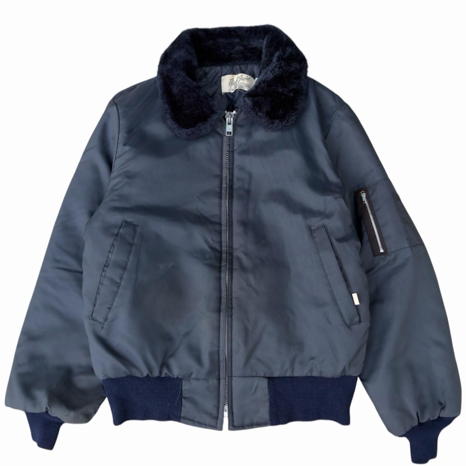 Other Flight Jacket Outer Shell Quilted Liner Blue Nylon Small Size US L / EU 52-54 / 3 - 1 Thumbnail