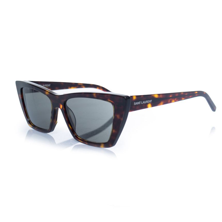 Saint Laurent Paris Saint Laurent, Mica tortoise sunglasses in brown Size ONE SIZE - 6 Thumbnail