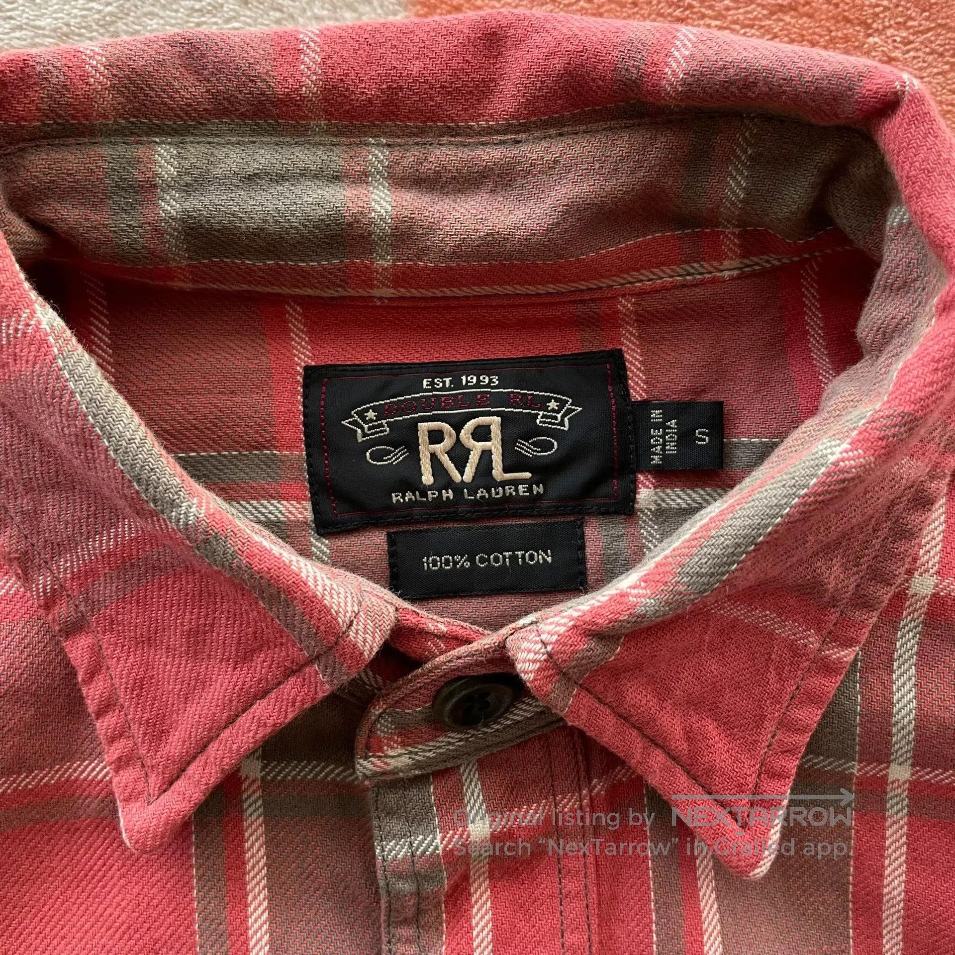 RRL Ralph Lauren Ralph Lauren Double RL Plaid Shirt. Size US S / EU 44-46 / 1 - 3 Thumbnail