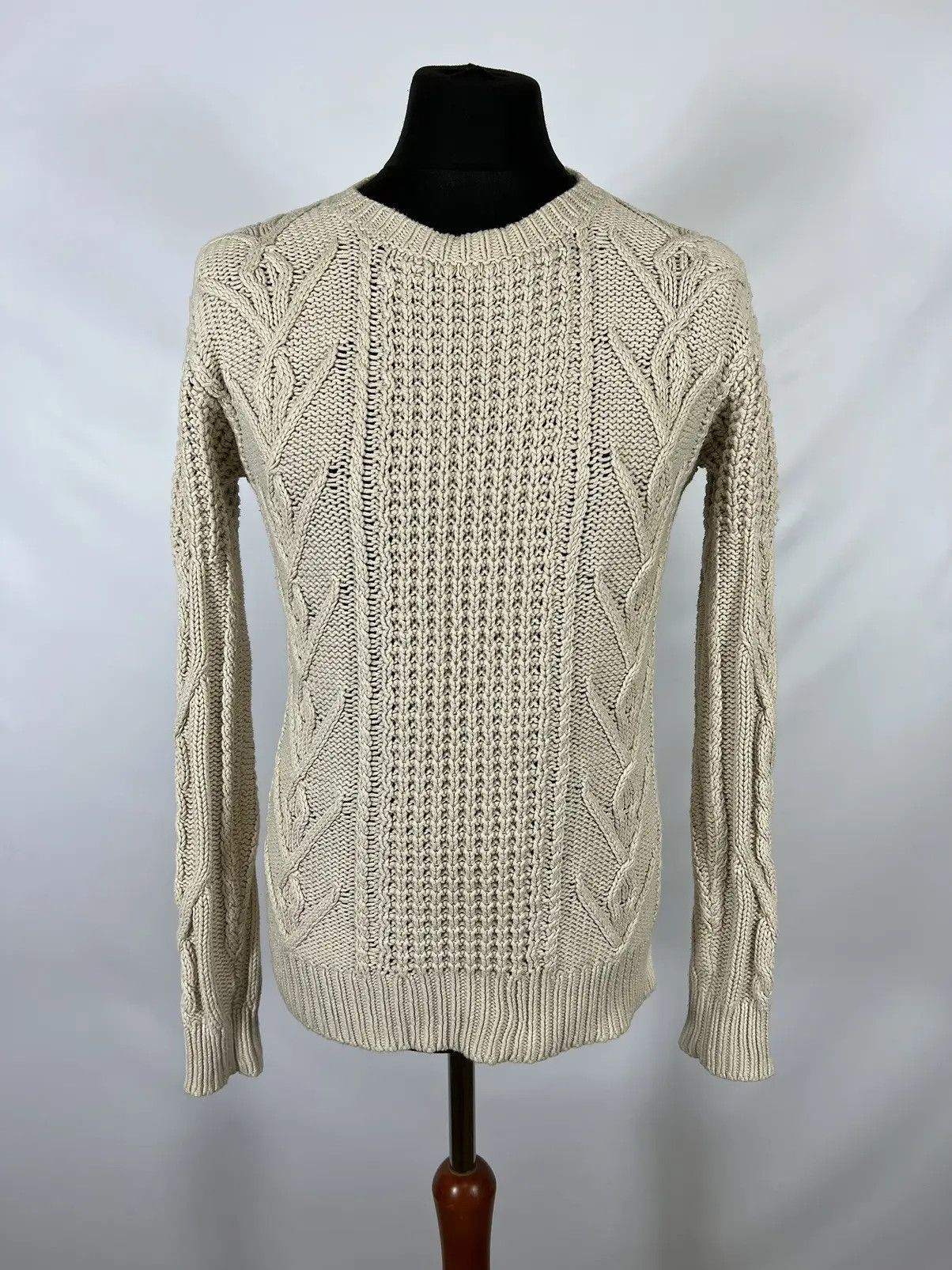 All saints shops cable knit sweater