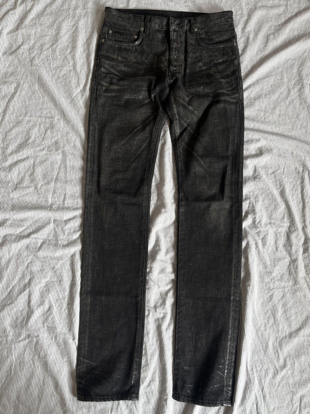 Dior homme AW07 luster waxed denim