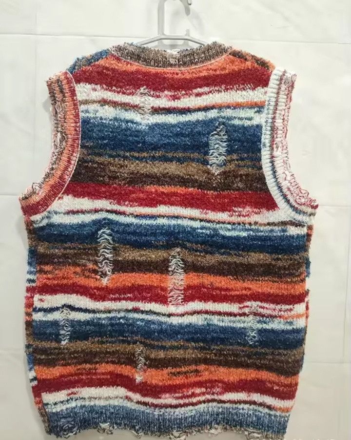 Japanese Brand Knitted sweater vest vintage Size US L / EU 52-54 / 3 - 2 Thumbnail