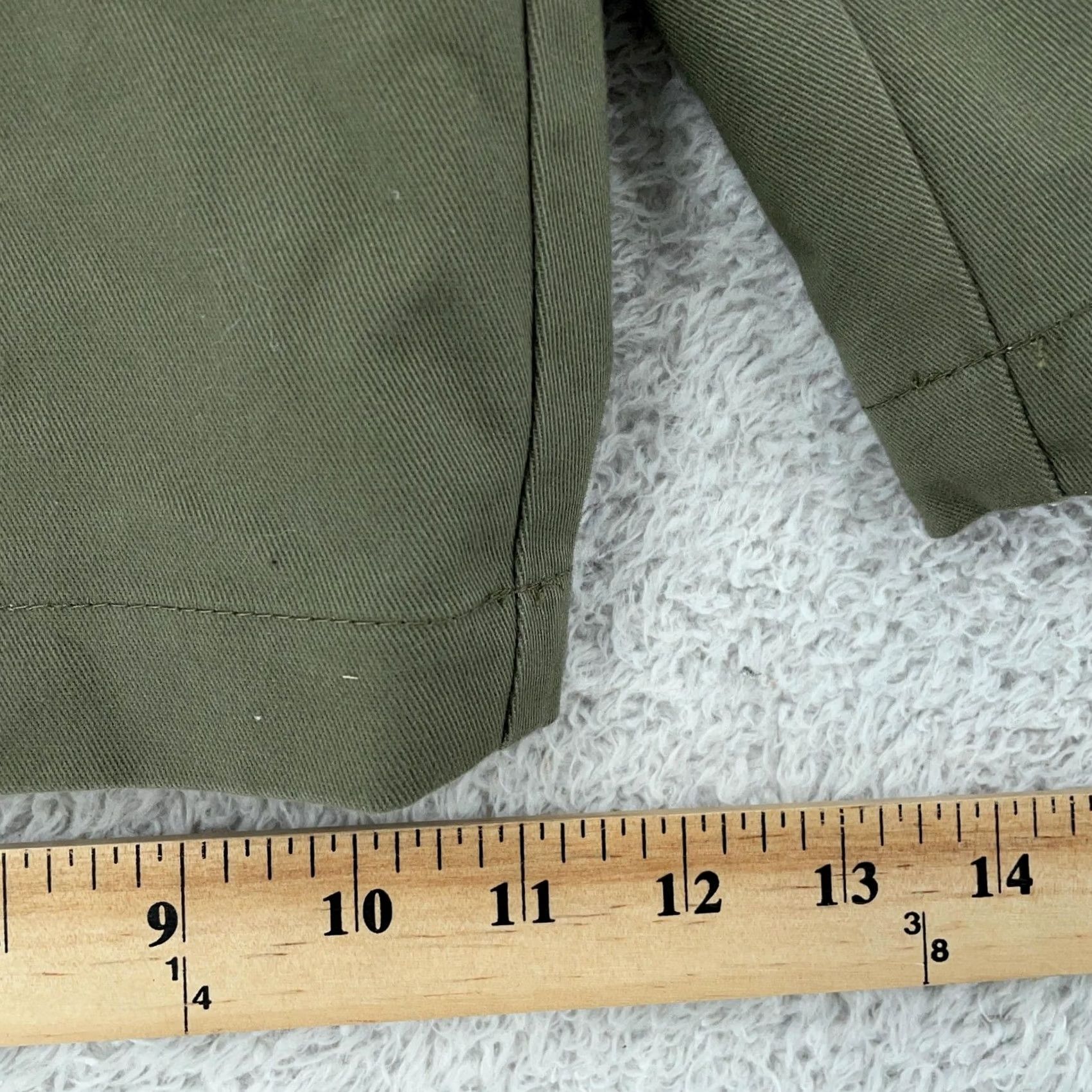 Dickies Dickies Cargo Shorts Womens 14 Olive Green Relaxed Fit Twill 38x11 Casual Workwear Boys? Size 36" / US 14 / IT 50 - 5 Thumbnail