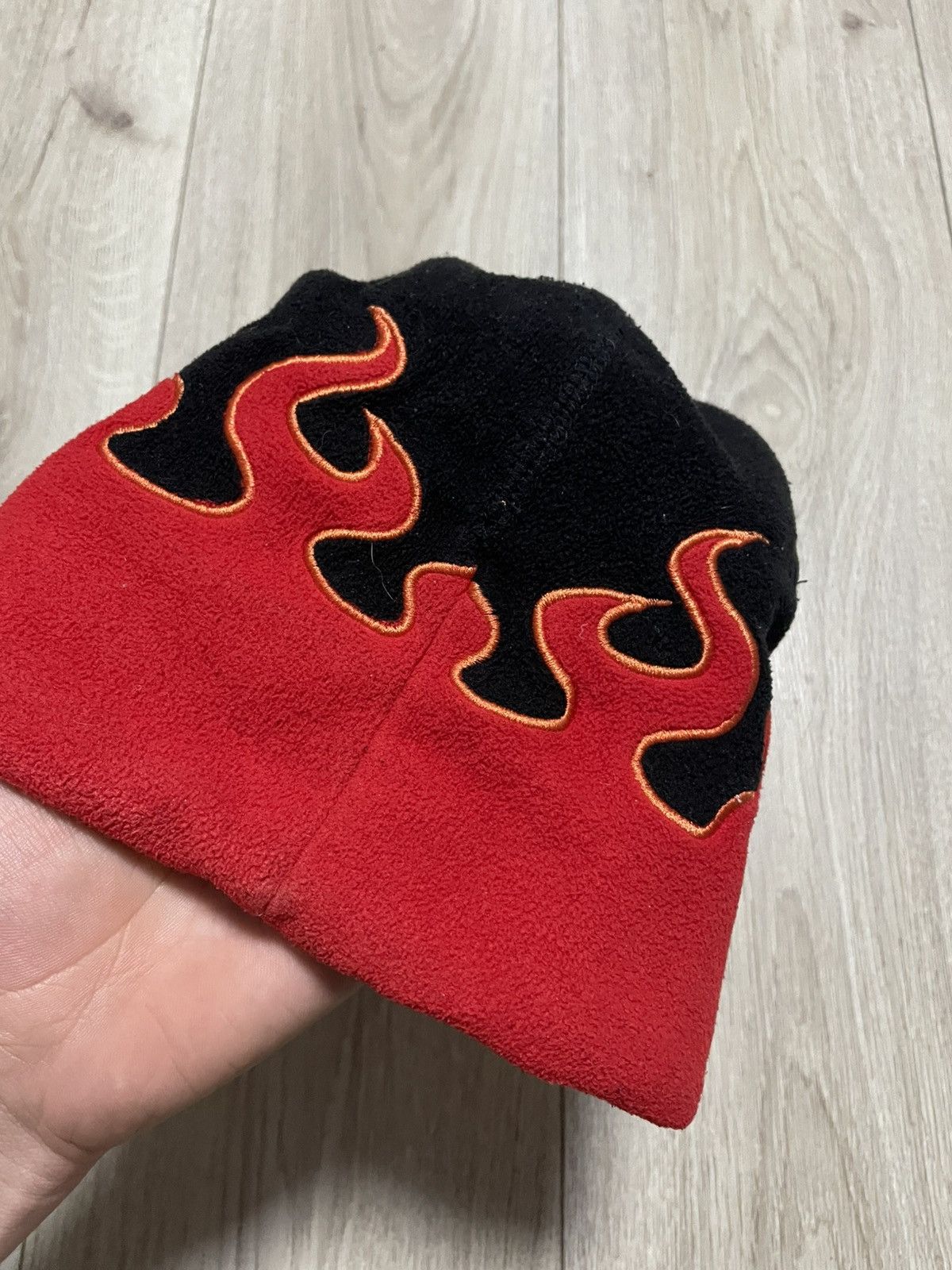 Other Vintage Serious Y2K Flame Beanie Hat Size ONE SIZE - 4 Thumbnail