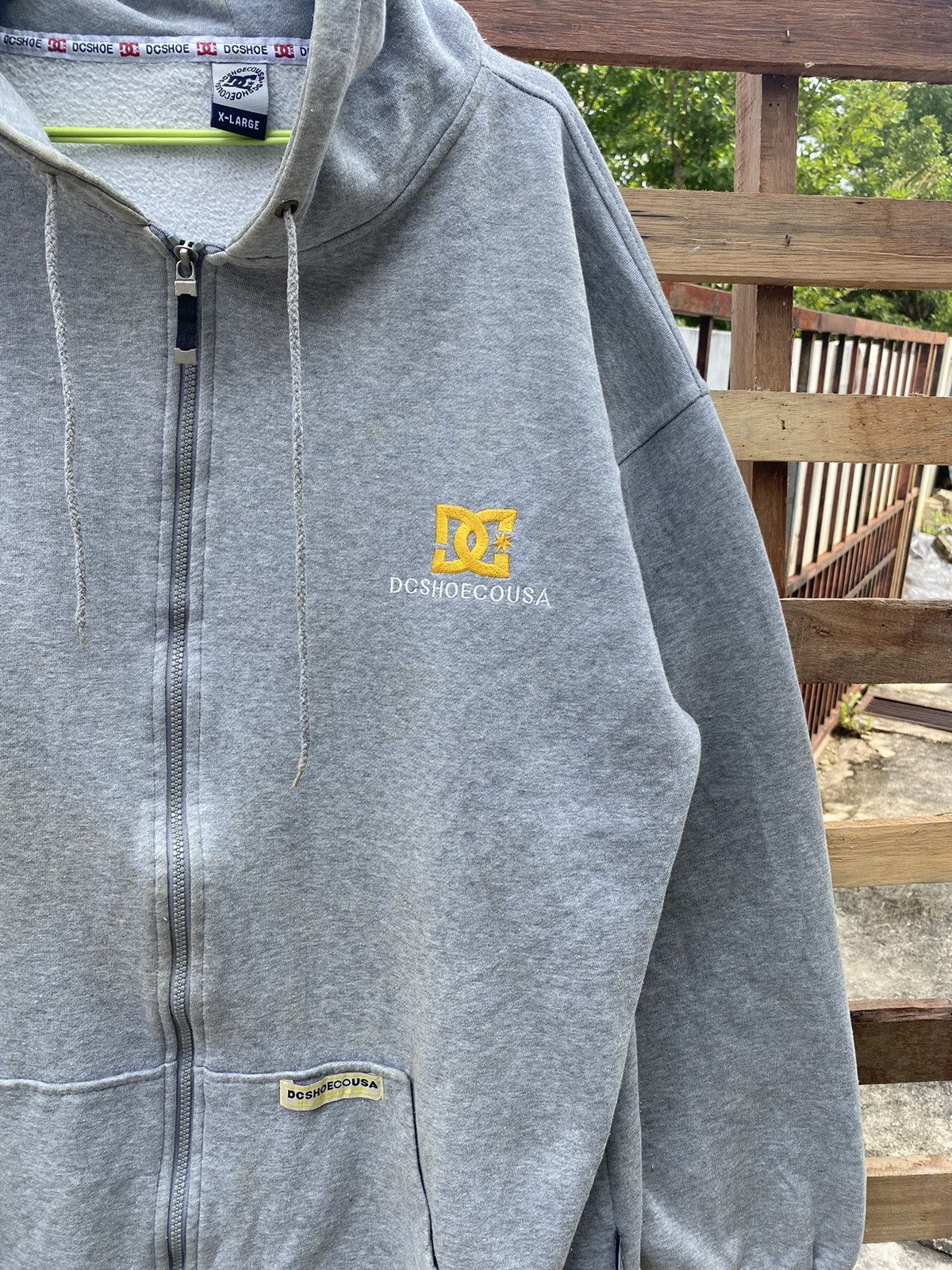 DC × Vintage Vintage Dc DCSHOECOUSA Big Logo Sweatshirt Hoodie Size US XL / EU 56 / 4 - 7 Thumbnail