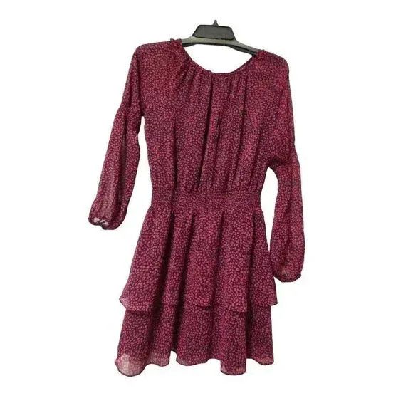 Other RACHEL Rachel Roy Lola Printed Dress, Black/Red, S Size S / US 4 / IT 40 - 4 Thumbnail