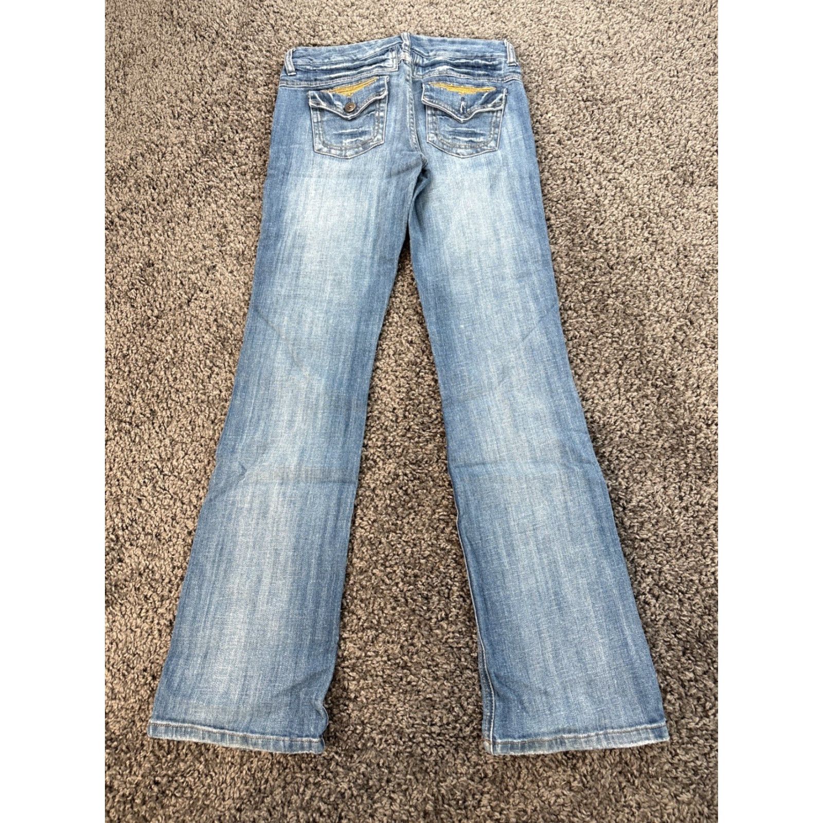 Vintage VINTAGE Mudd Jeans Women Bootcut 28x31 Light Wash Distressed 90s Mens Womens Girl? Size 28" / US 6 / IT 42 - 7 Thumbnail