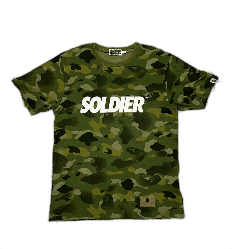 Bape BAPE Camouflage Print Short Sleeve Shirt Size US M / EU 48-50 / 2 - 1 Thumbnail