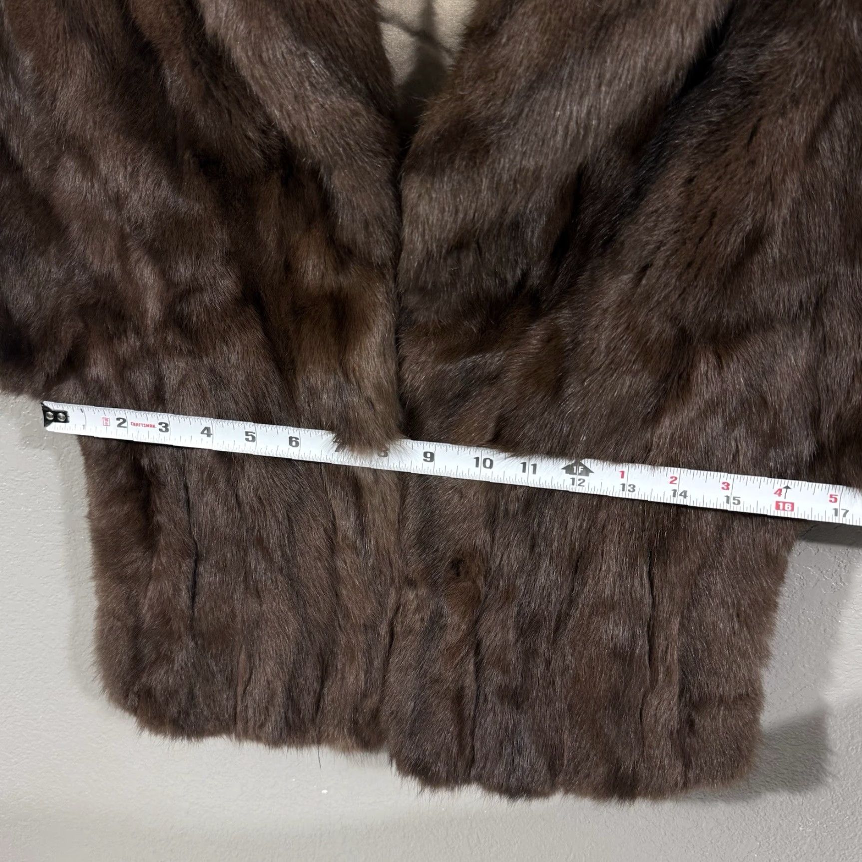 Vintage VINTAGE Harpers Furriers Mink STOLE S Womens Dark Brown Hook Closure Size S / US 4 / IT 40 - 3 Thumbnail