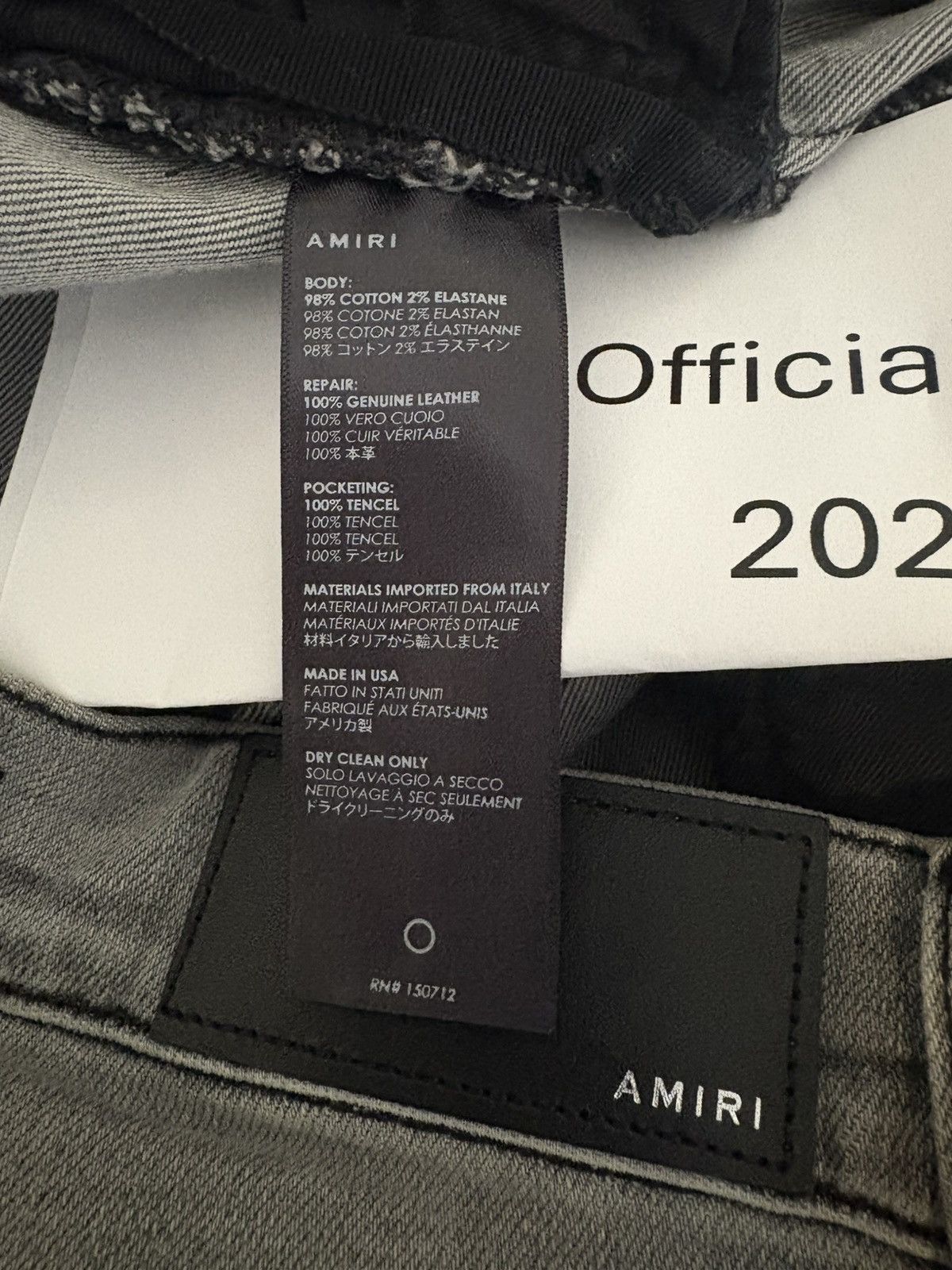 Amiri Rare Mx1 amiri denim worn about twice Size US 30 / EU 46 - 7 Thumbnail