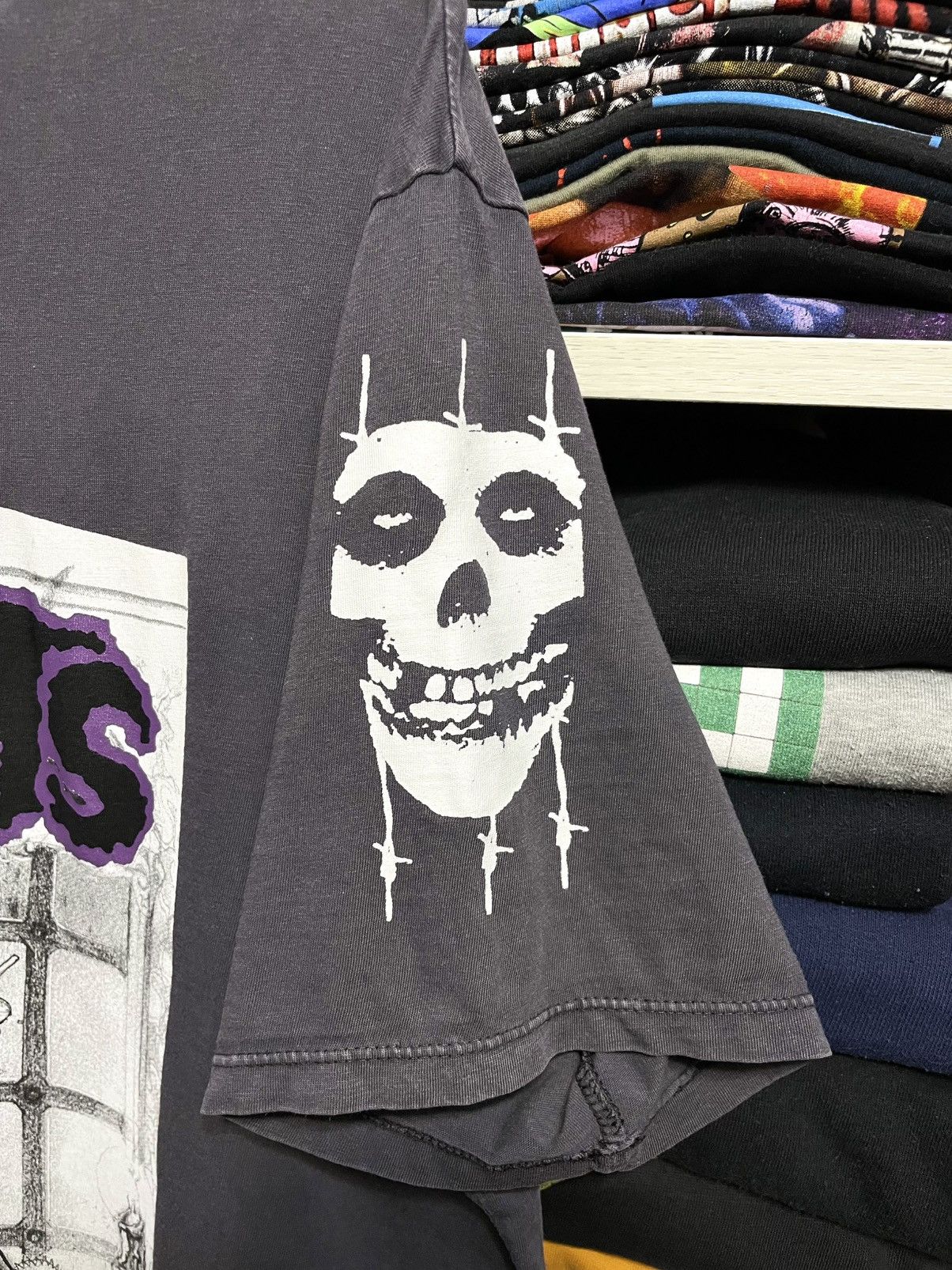 Band Tees Misfits Die, Die My Darling Crimson Ghost Punk Band T-Shirt Size US XL / EU 56 / 4 - 6 Thumbnail