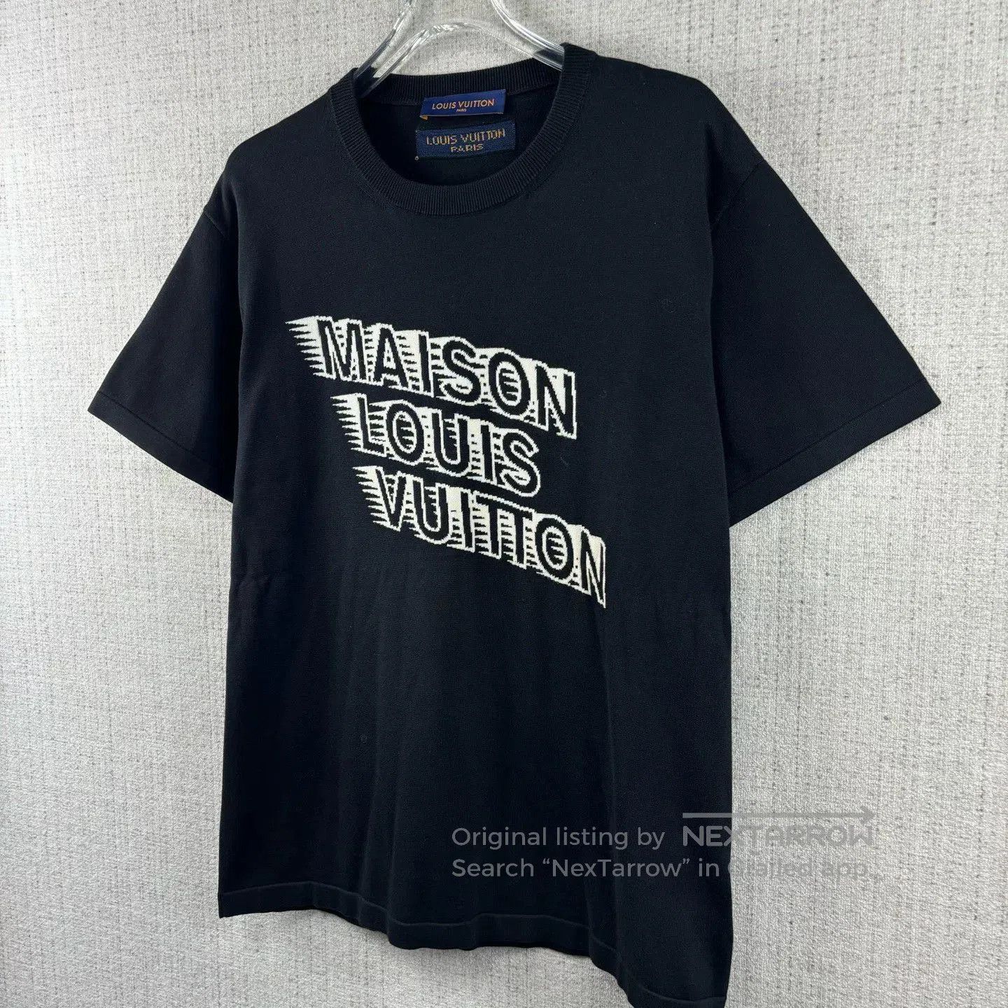 Louis Vuitton Louis Vuitton Logo Knit Short Sleeve Tee. Size US XL / EU 56 / 4 - 2 Thumbnail
