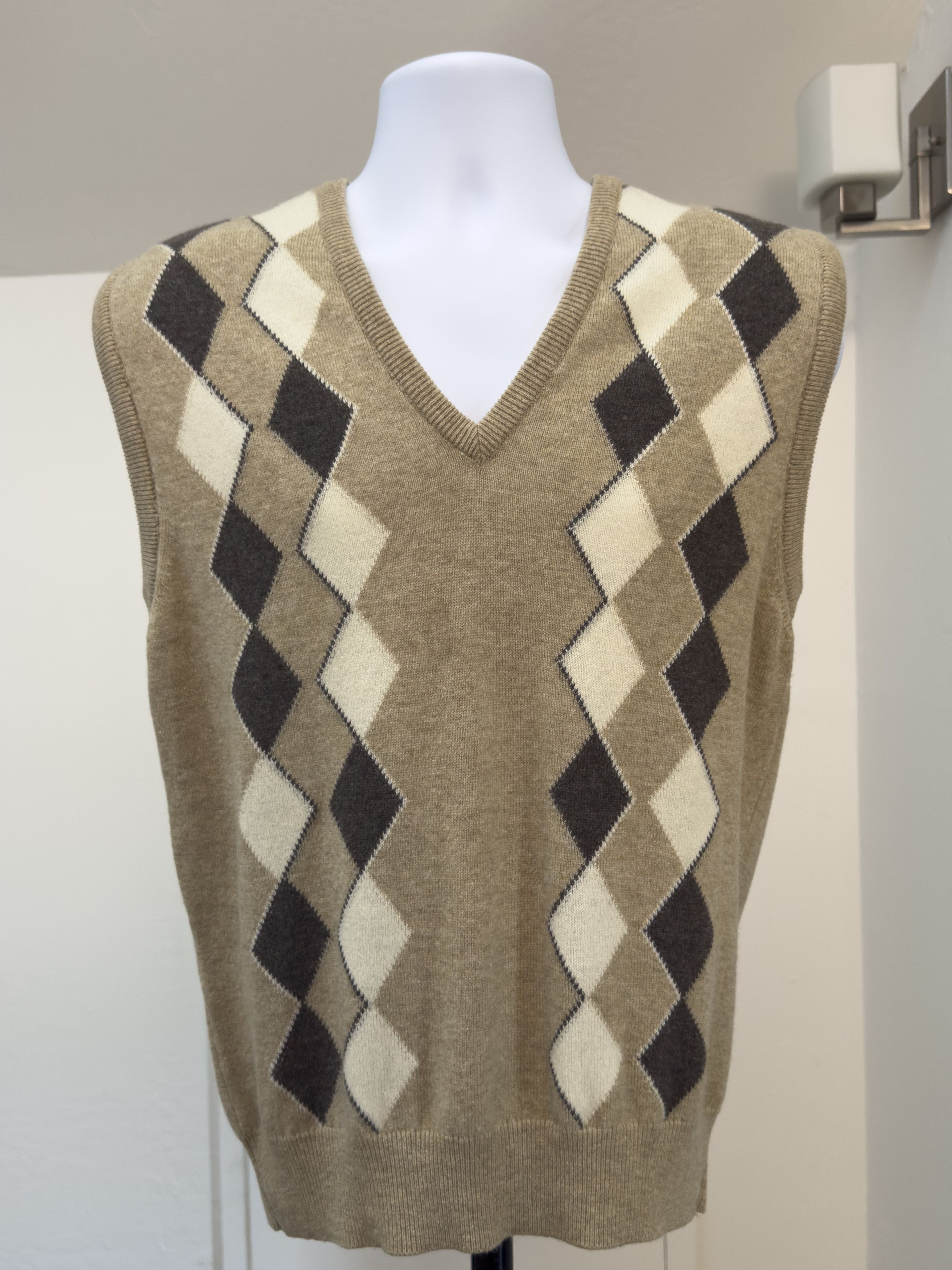 Other Vintage St. Michael Lambswool Argyle Sweater Vest Size US M / EU 48-50 / 2 - 1 Thumbnail
