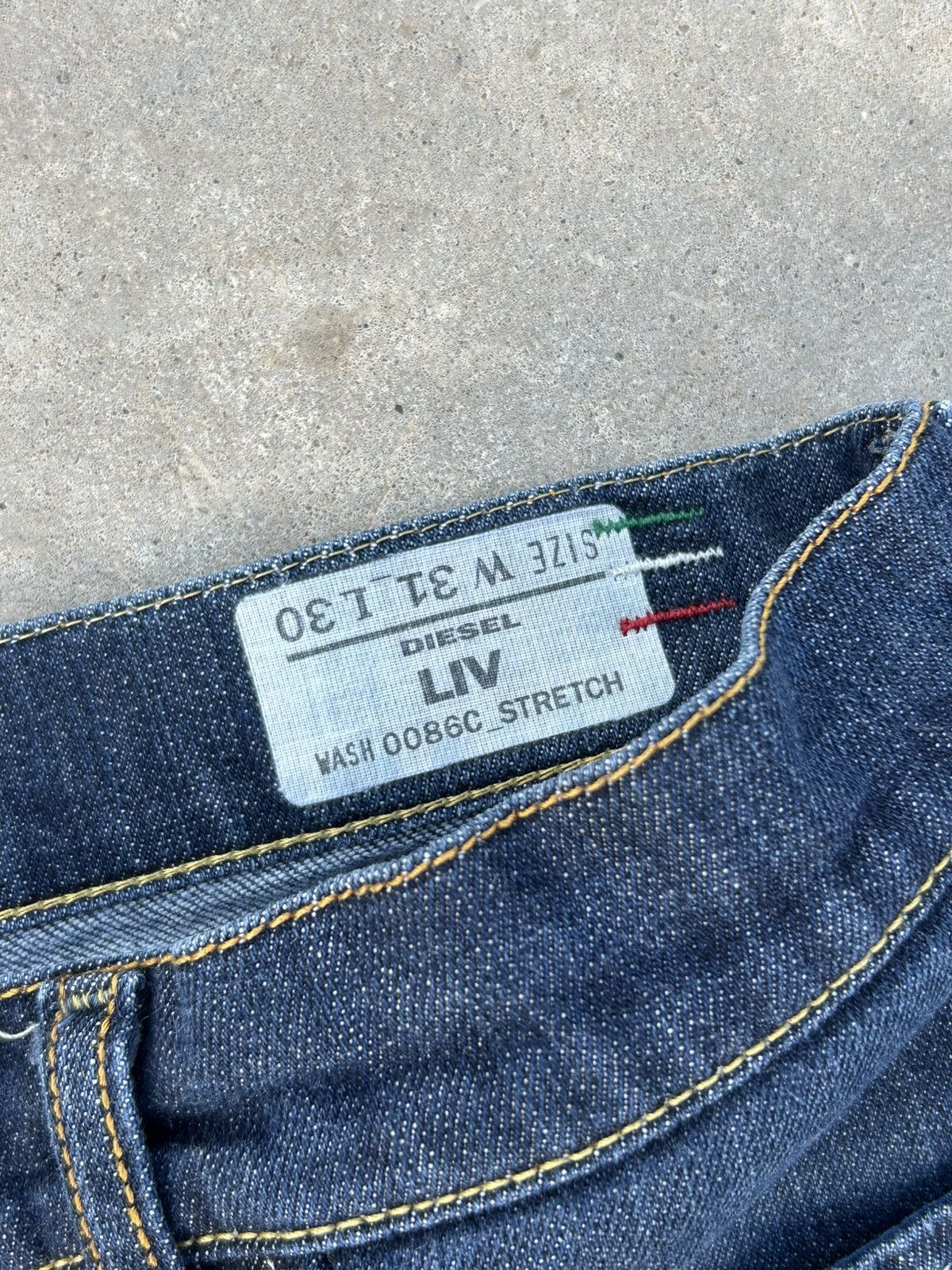 Diesel Diesel Liv Flared Denim Pants Size 31" - 7 Thumbnail