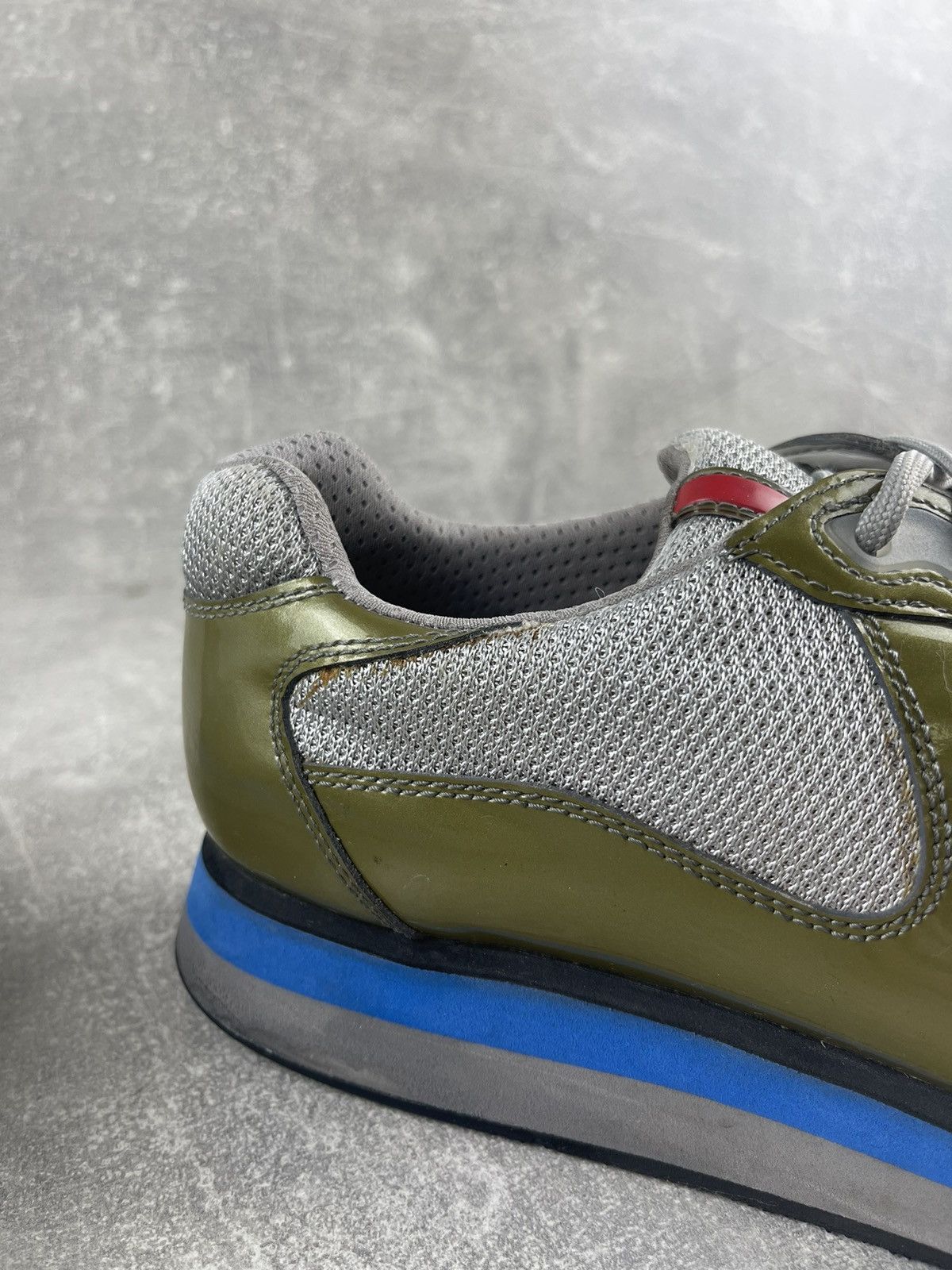Prada × Vintage Prada Vintage Red Tab American Cup Platform Sneakers Size US 5.5 / IT 35.5 - 12 Thumbnail