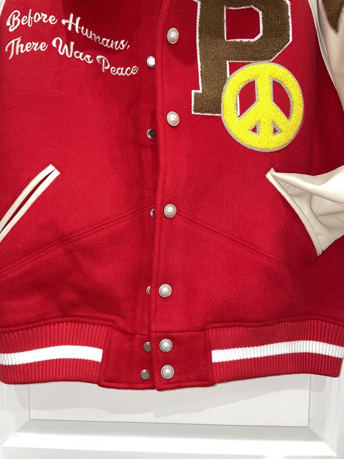 Designer The Peaceful People Varsity Jacket Size US S / EU 44-46 / 1 - 5 Thumbnail
