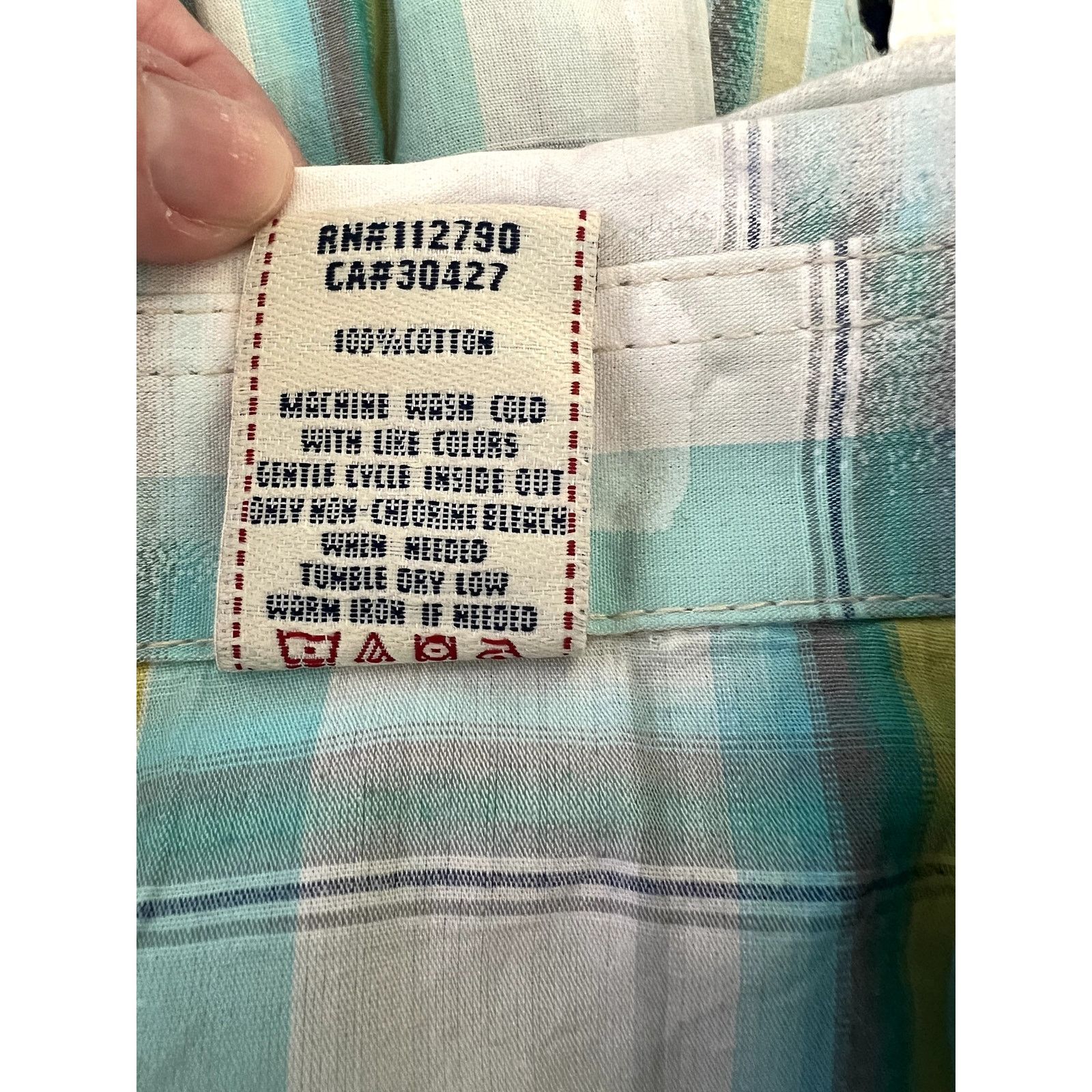 True Religion True Religion Blue Yellow Plaid Pearl Snap Front Medium Size M / US 6-8 / IT 42-44 - 5 Thumbnail