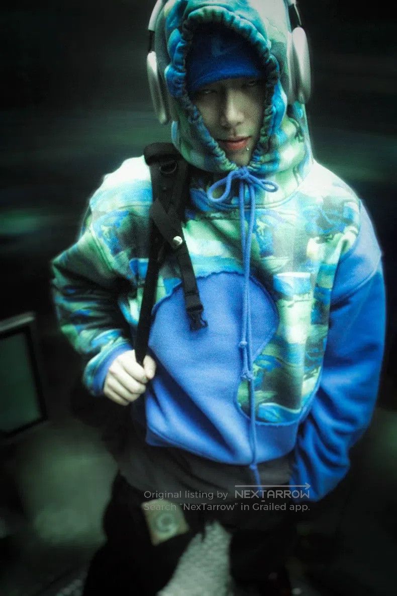 ERL ERL 23FW Surf Patchwork Sweatshirt, Classic Staple Product Size US XL / EU 56 / 4 - 6 Thumbnail