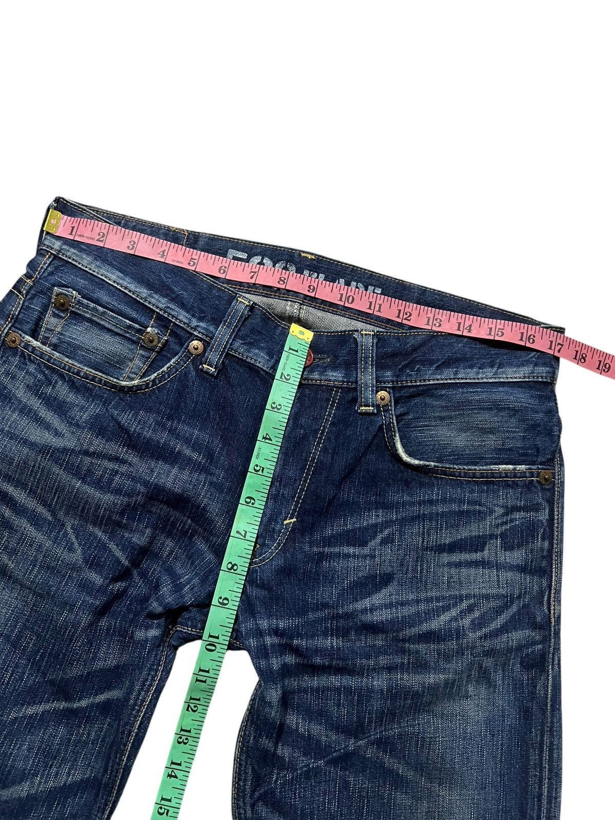 Edwin × If Six Was Nine × Japanese Brand 💥FLARE💥VINTAGE EDWIN 503 BLUE TRIP JEANS Size US 34 / EU 50 - 13 Thumbnail