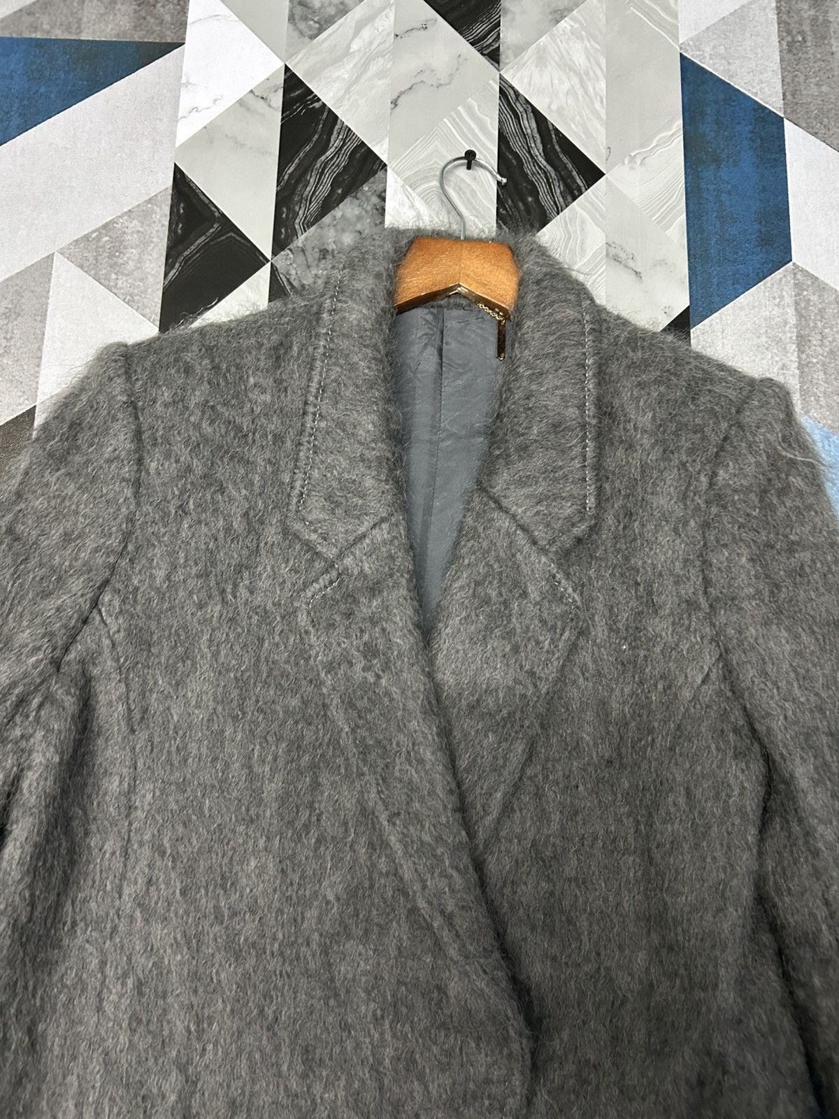 Japanese Brand 🔥🔥 BLUEBERRY FAUX FUR COAT Size US S / EU 44-46 / 1 - 5 Thumbnail