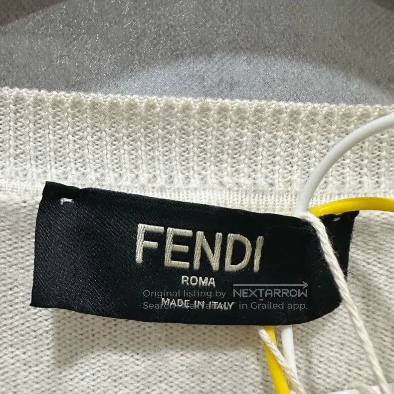 Fendi Fendi Contrast Color Round Neck Knit Sweater Size US L / EU 52-54 / 3 - 3 Thumbnail