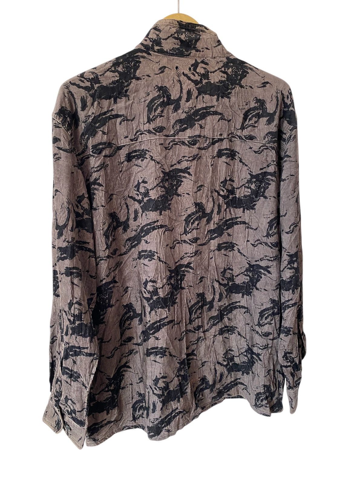 If Six Was Nine Y2k IMPALA CORDUROY ZIPPER LONG SHIRT Size US L / EU 52-54 / 3 - 8 Thumbnail