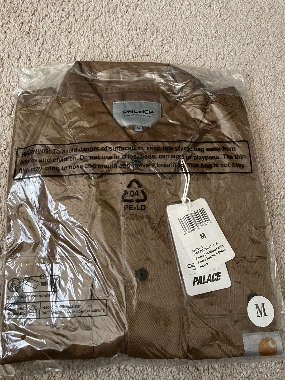 Carhartt × Palace Palace x Carhartt WIP Longsleeve Master Shirt Size US M / EU 48-50 / 2 - 3 Thumbnail