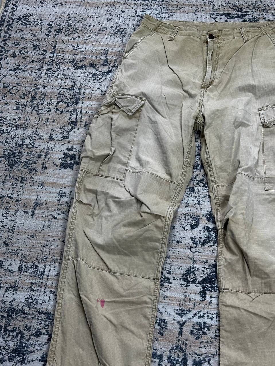 Carhartt Vintage Carhartt Cargo Beige Distressed Pants Size US 30 / EU 46 - 4 Thumbnail