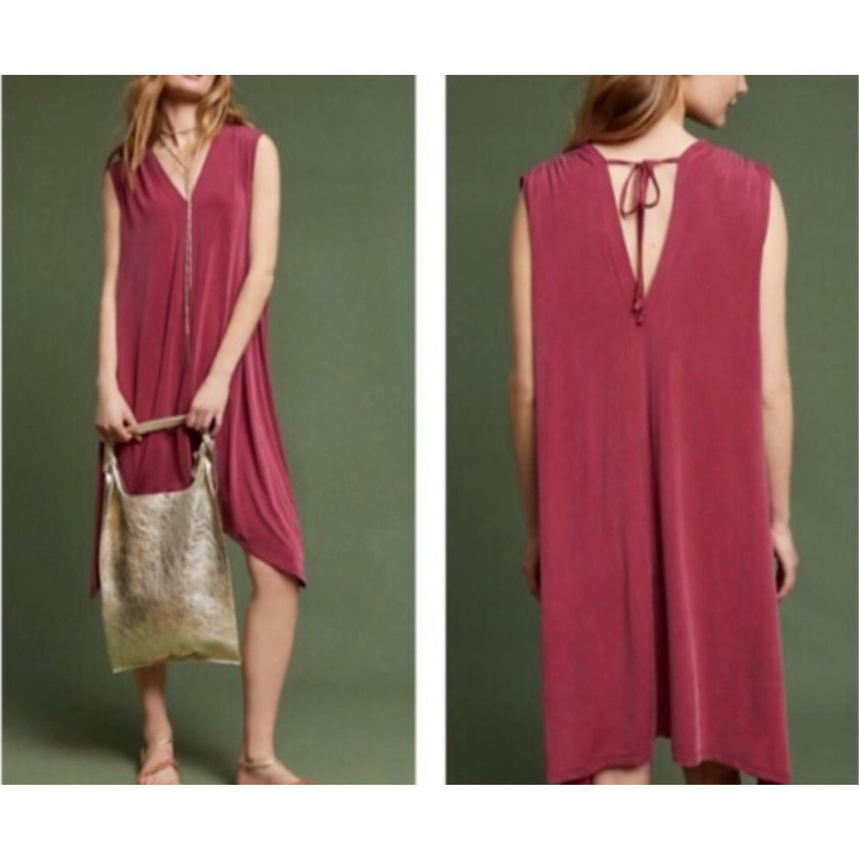 Anthropologie Anthropologie Eri + Ali Brielle Dress womens waterfall shift Size S / US 4 / IT 40 - 1 Thumbnail