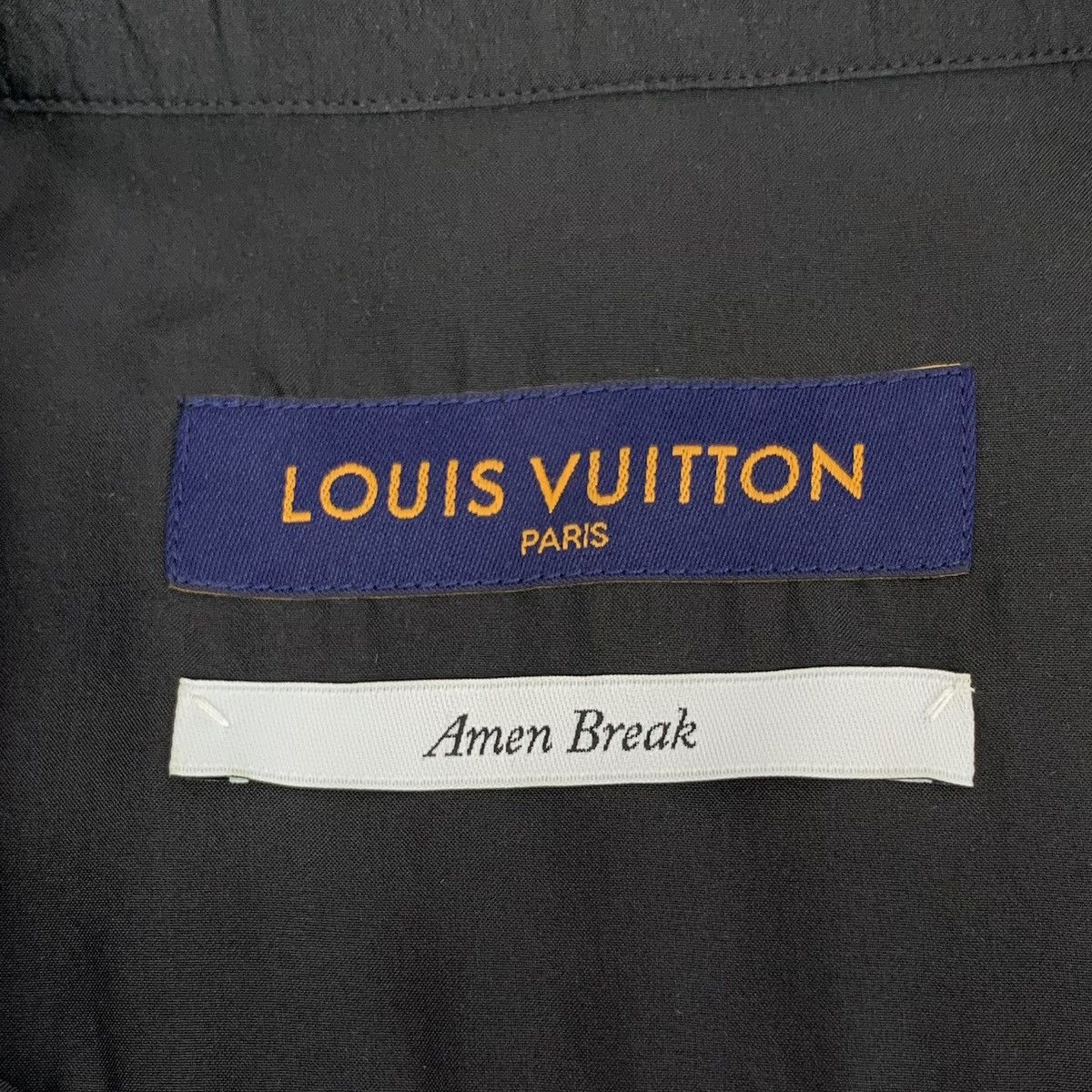 Louis Vuitton Louis Vuitton Collection Black Silk Long Sleeve Shirt K26WX Size US XXL / EU 58 / 5 - 5 Thumbnail