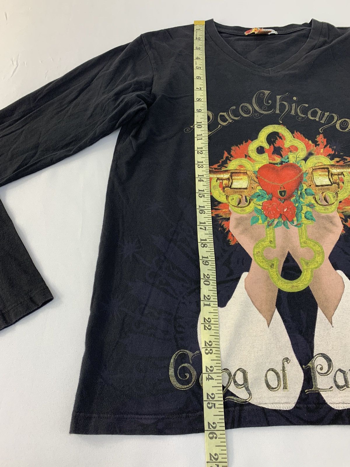 Christian Audigier Paco Chicano by Christian Audiger Gang Of Paradise V Neck Size US M / EU 48-50 / 2 - 11 Thumbnail