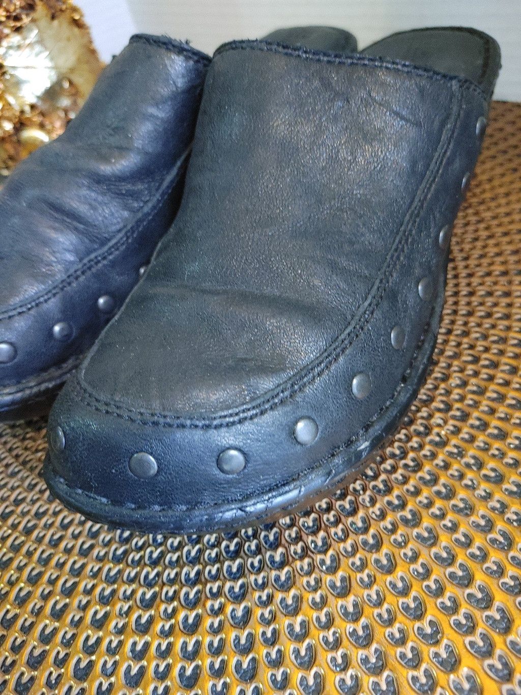 Born Born Marley Studded Leather Mules Size 8 Size US 8.5 / IT 38.5 - 3 Thumbnail