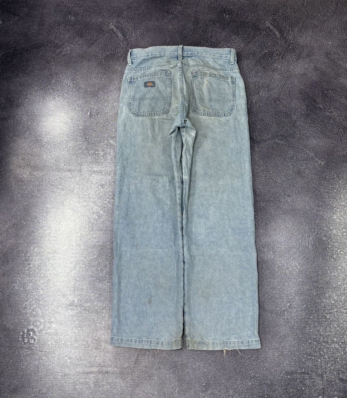 Dickies Vintage Dickies Double Knee Light Blue Denim Baggy Jeans Size US 30 / EU 46 - 2 Thumbnail