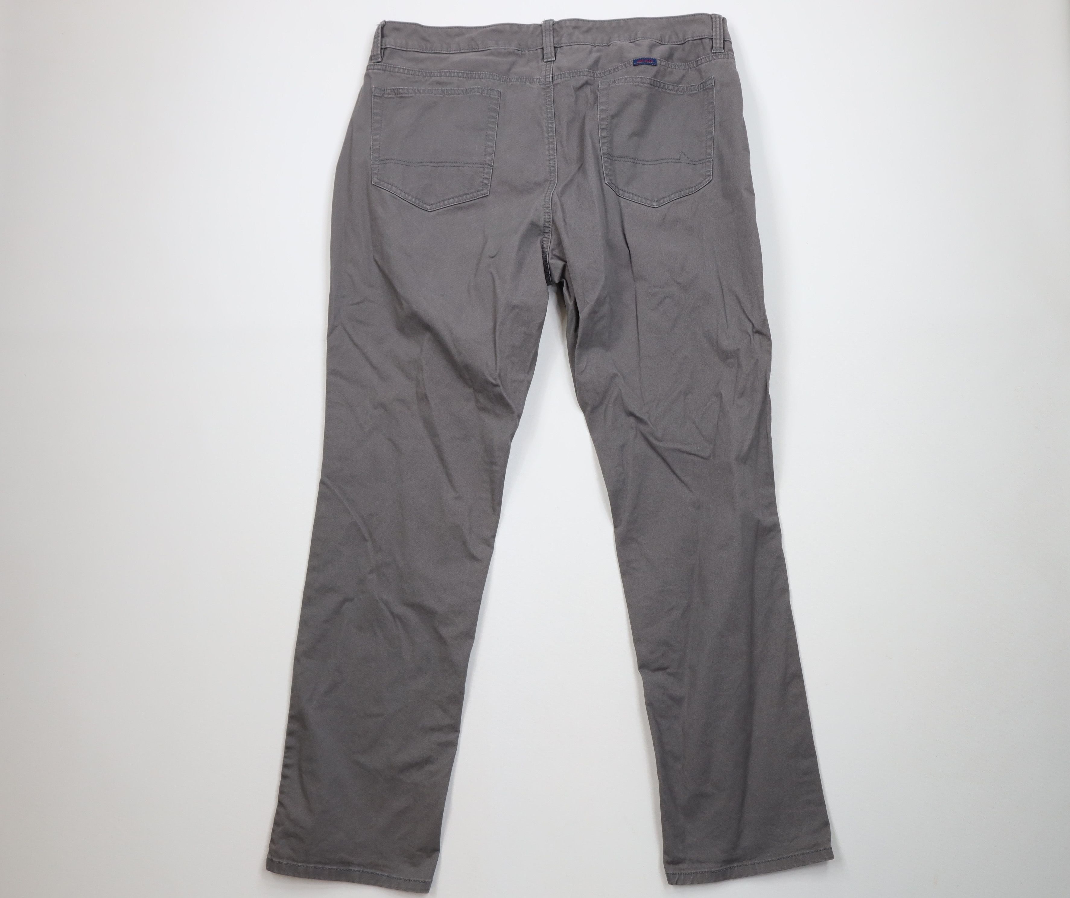 UNTUCKit Untuckit Faded Straight Leg Stretch Chino Pants Gray Size US 38 / EU 54 - 7 Thumbnail