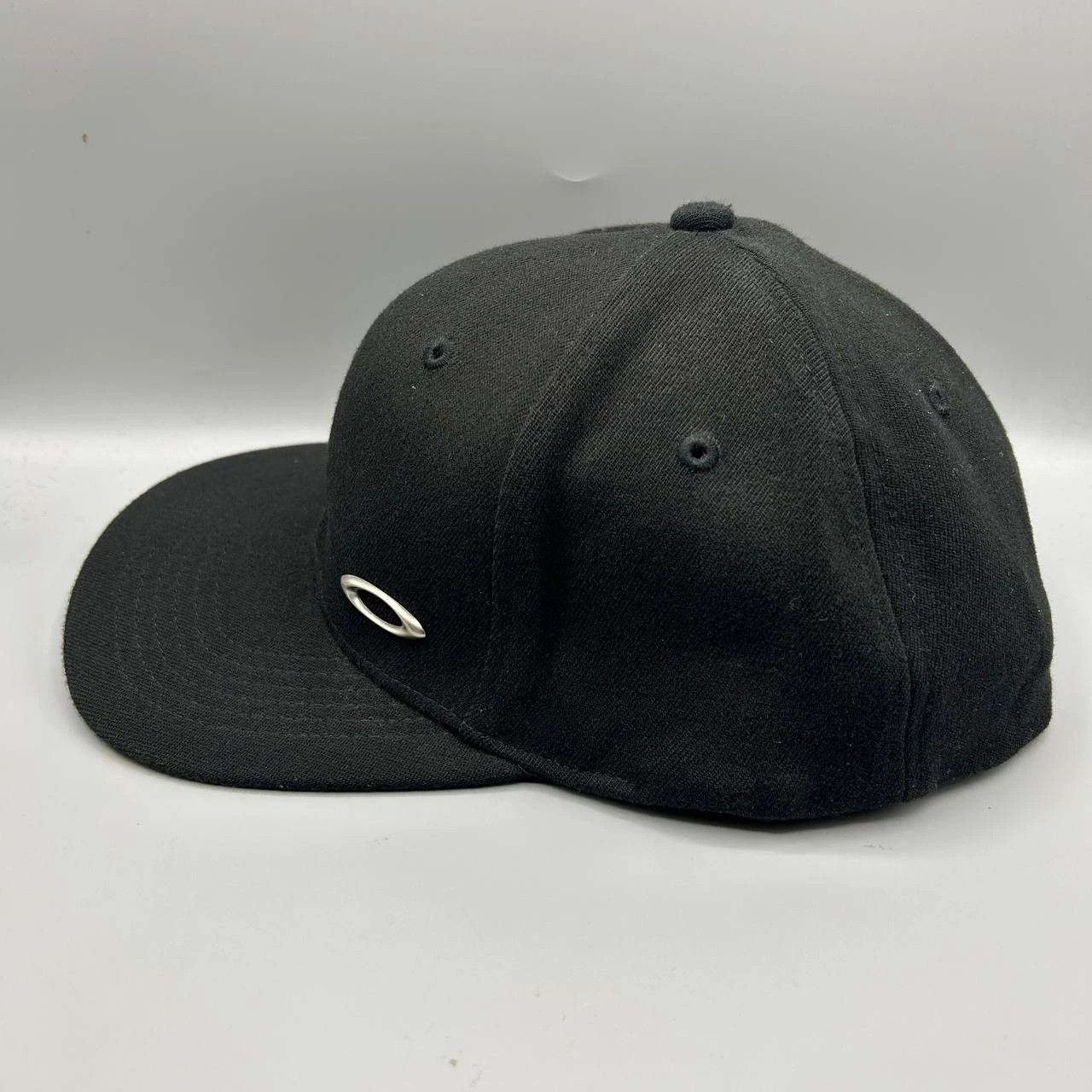 Oakley Oakley Hat Men Black Stretch Fitted Cap L-XL Size ONE SIZE - 6 Thumbnail